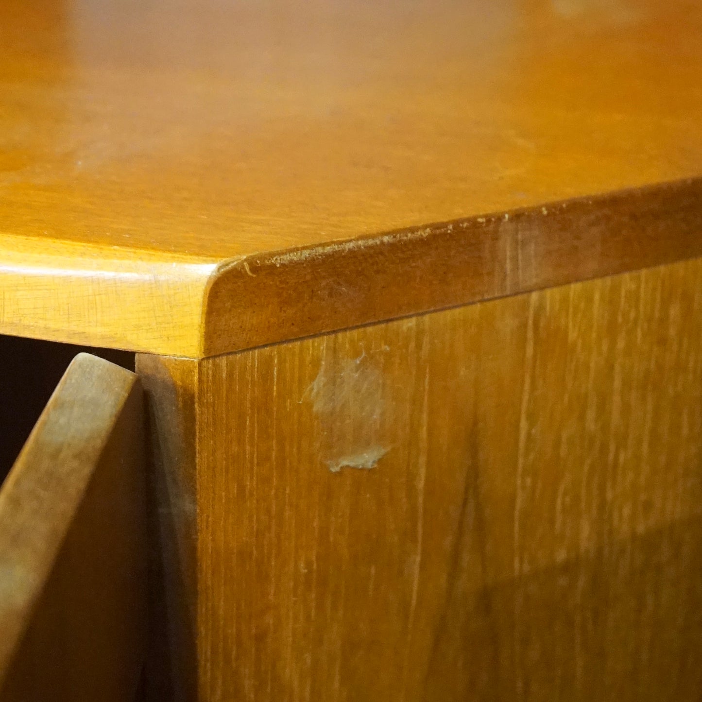 Midcentury Teak Corner Wall Unit