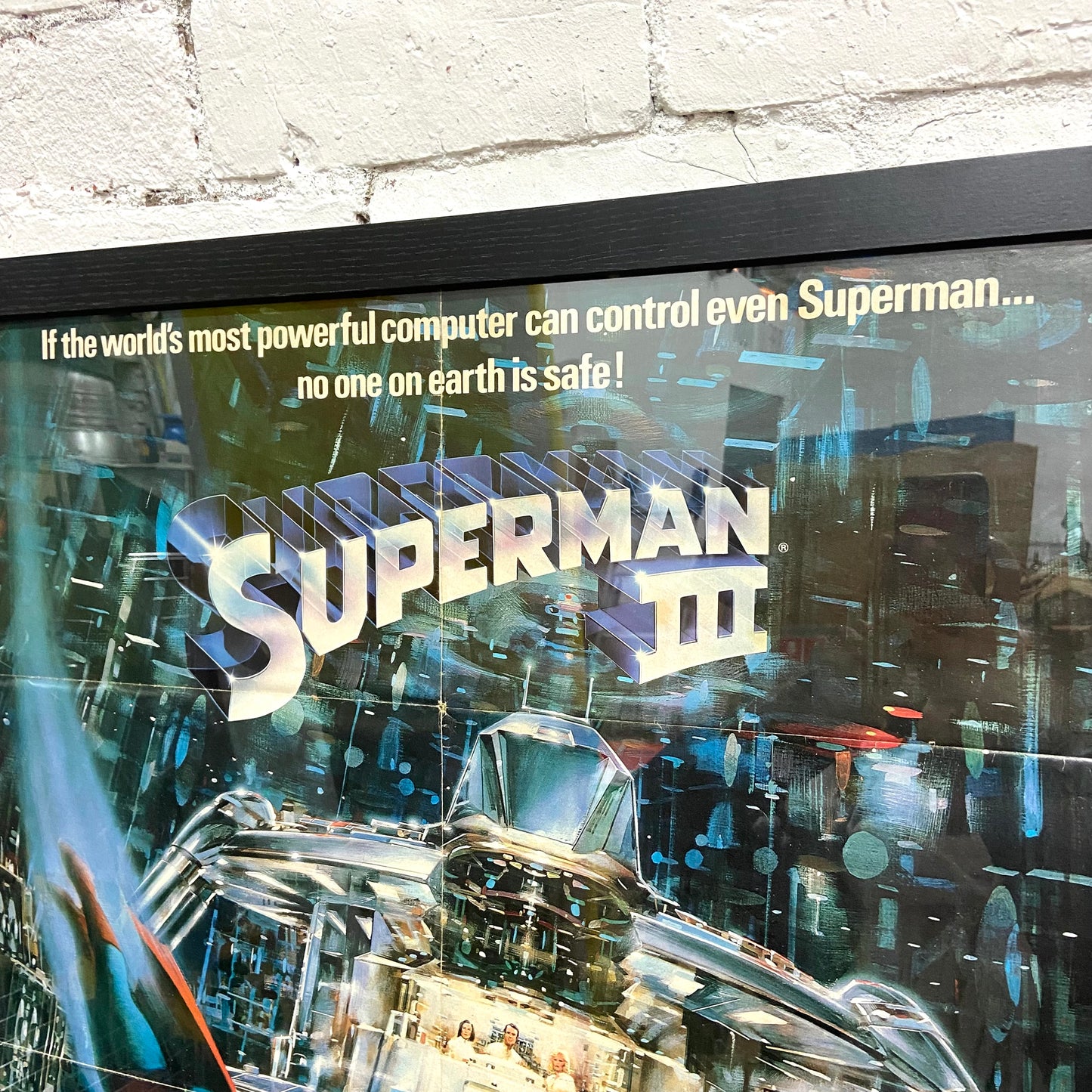 Rare Superman III poster 1983