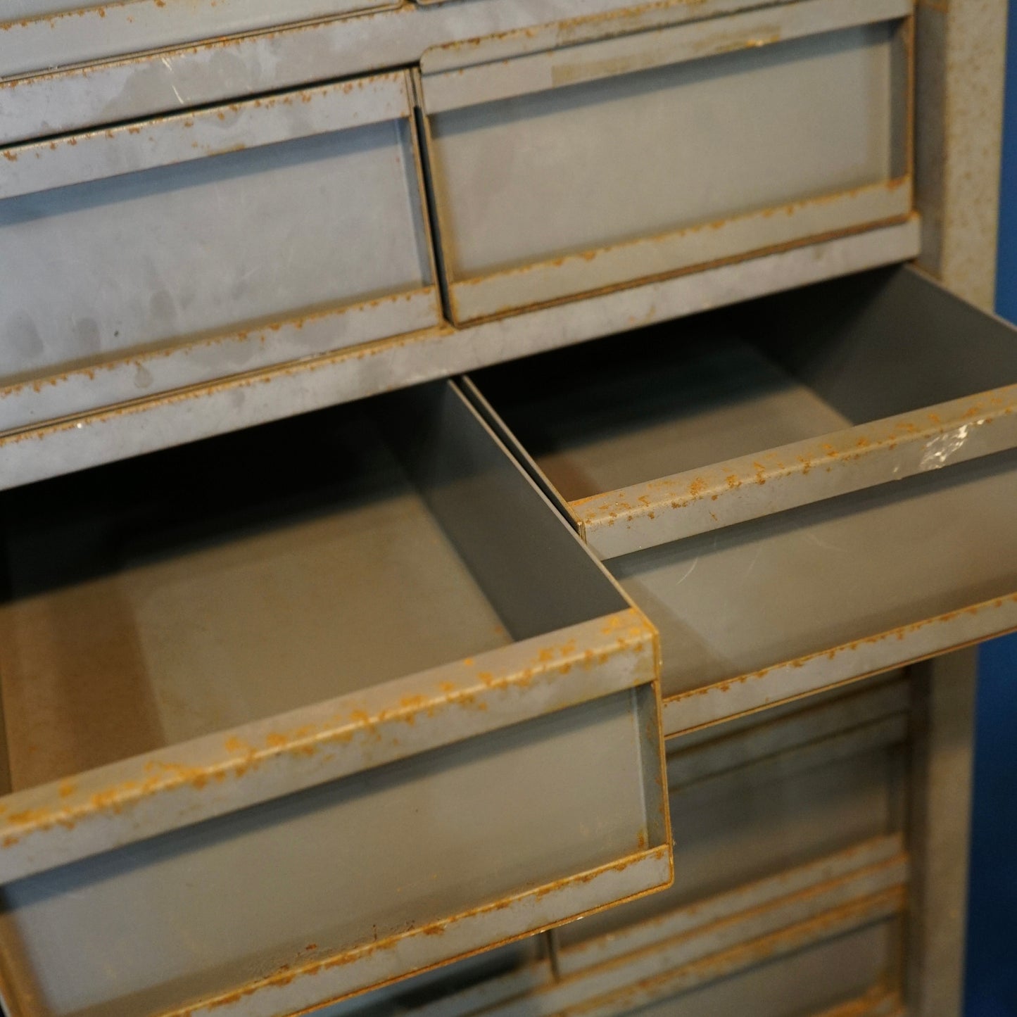 Vintage Industrial 28-Drawer PCA Storage Cabinet – Made in England