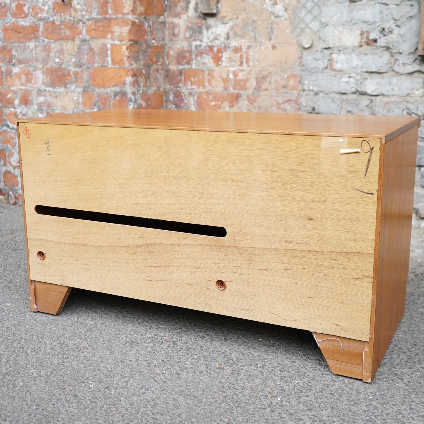 Nathan Midcentury Squares Sideboard TV Stand