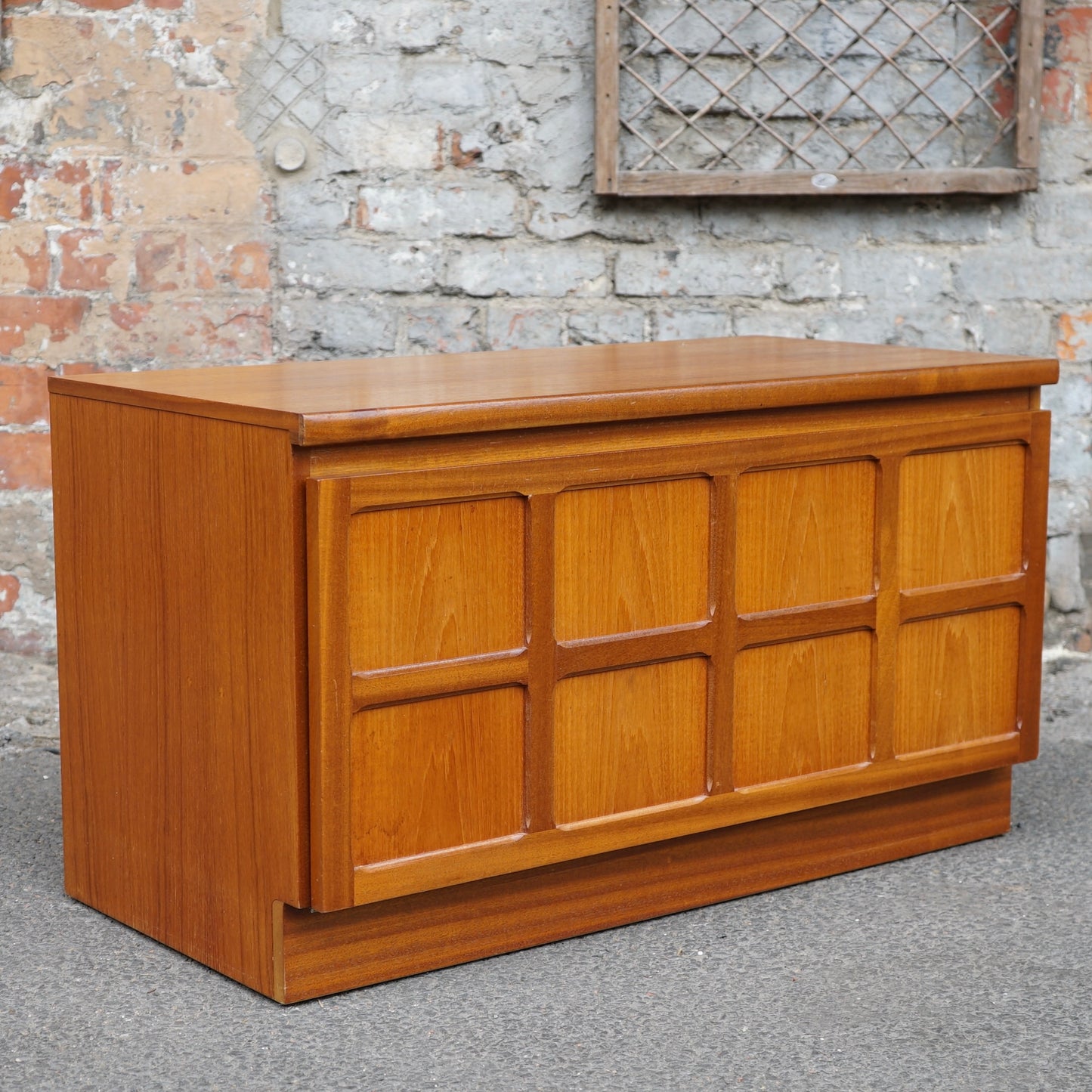 Nathan Midcentury Squares Sideboard TV Stand