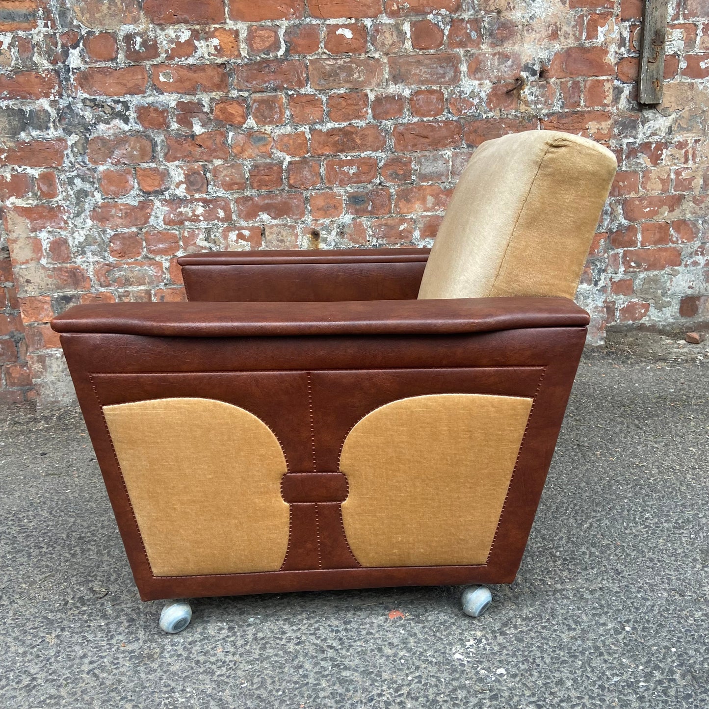 Art Deco Style 1950s German Club Chair