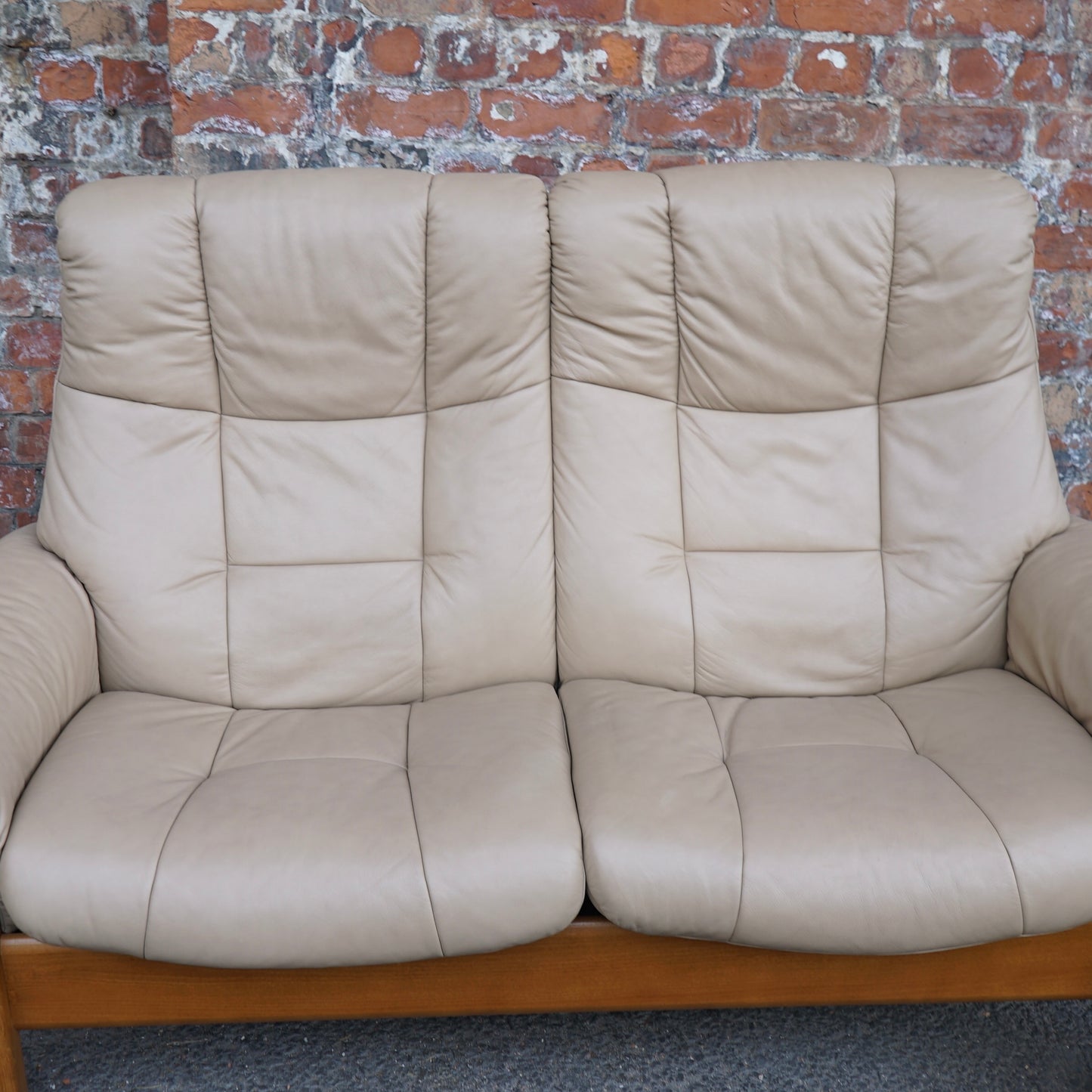 Ekorness Stressless Buckingham 2 Seater Leather recliner Sofa