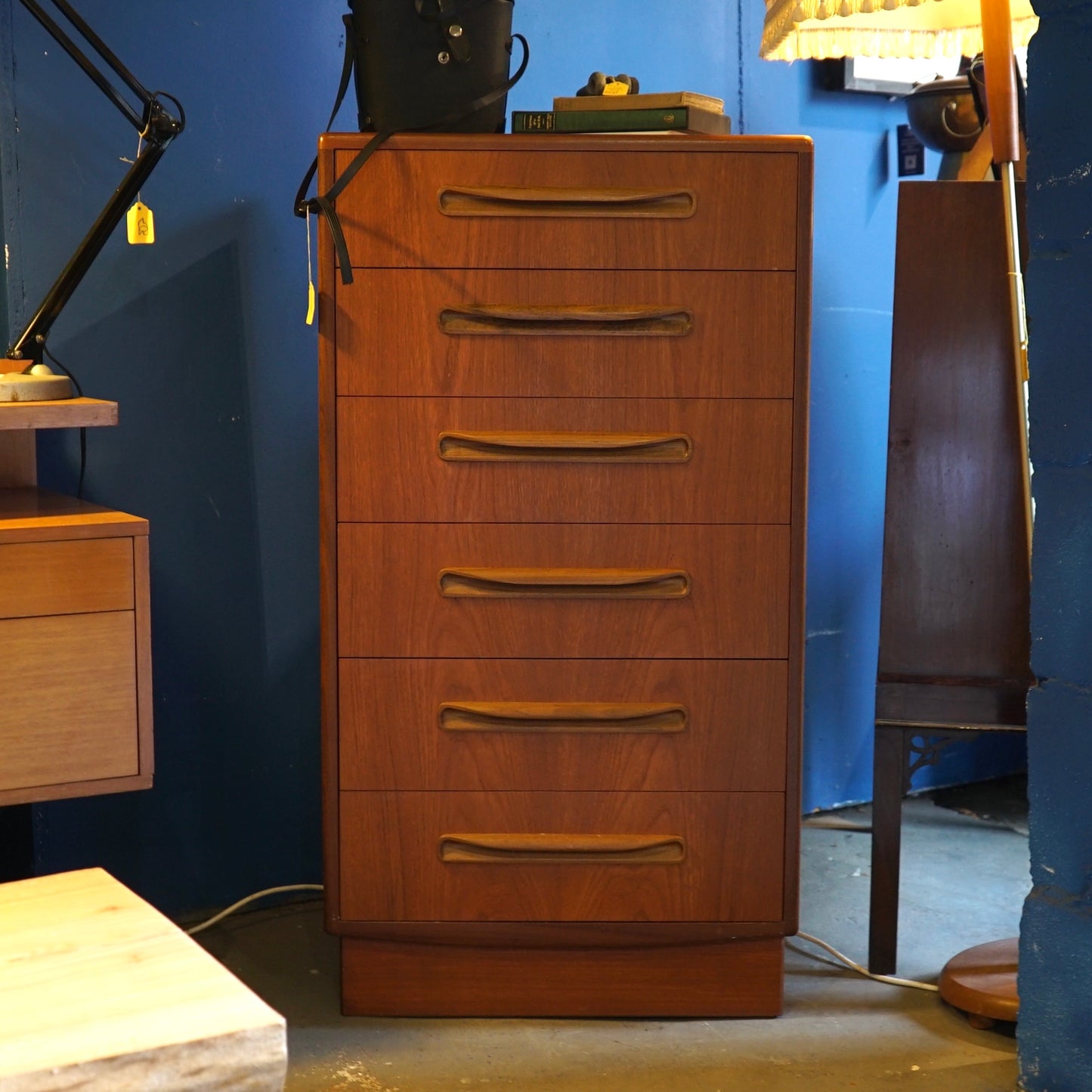 G Plan Fresco Tall Boy Chest of Drawers