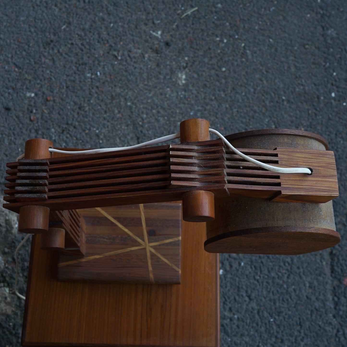 Unusual Handmade Vintage Lamp