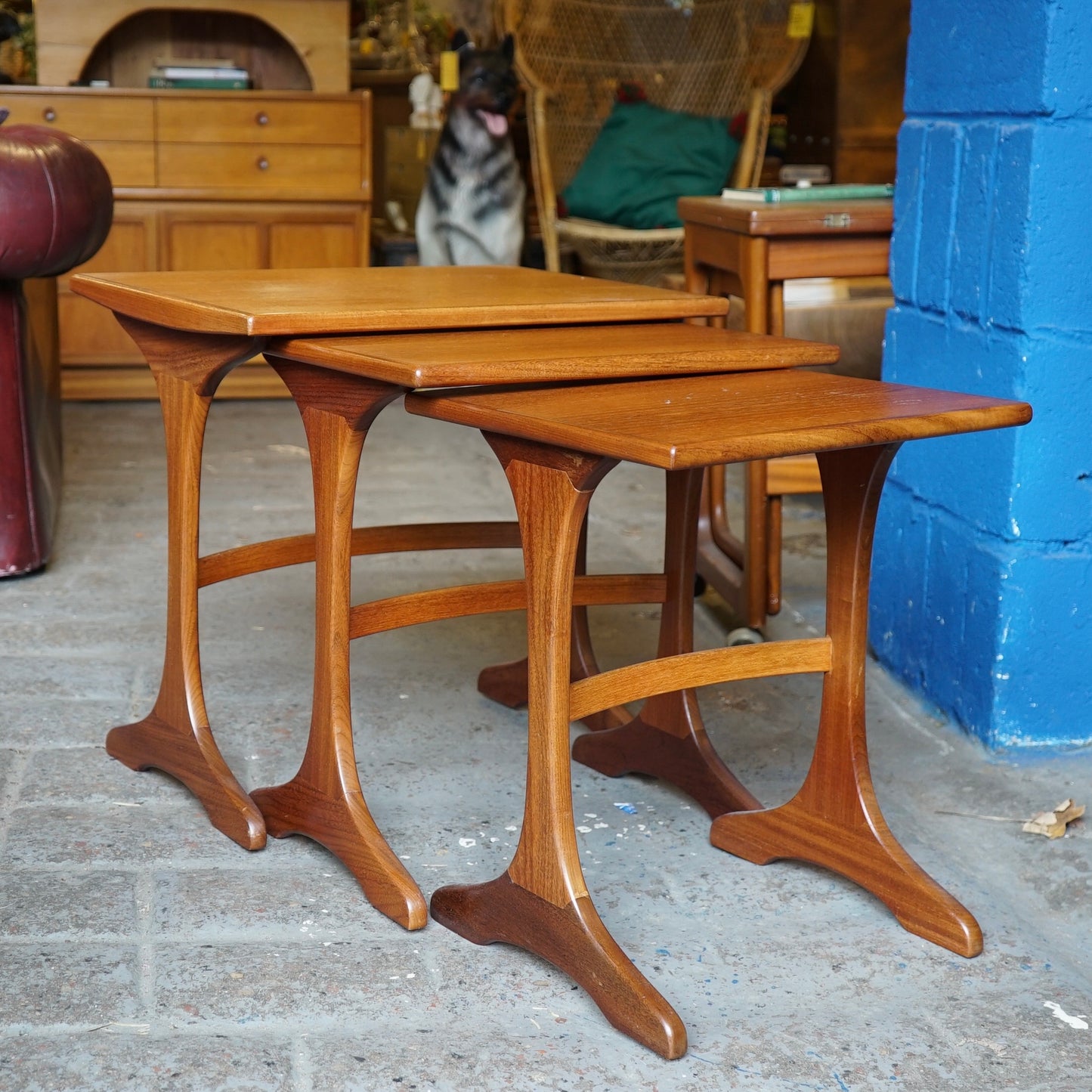 Midcentury Gplan Fresco Nest Of Tables