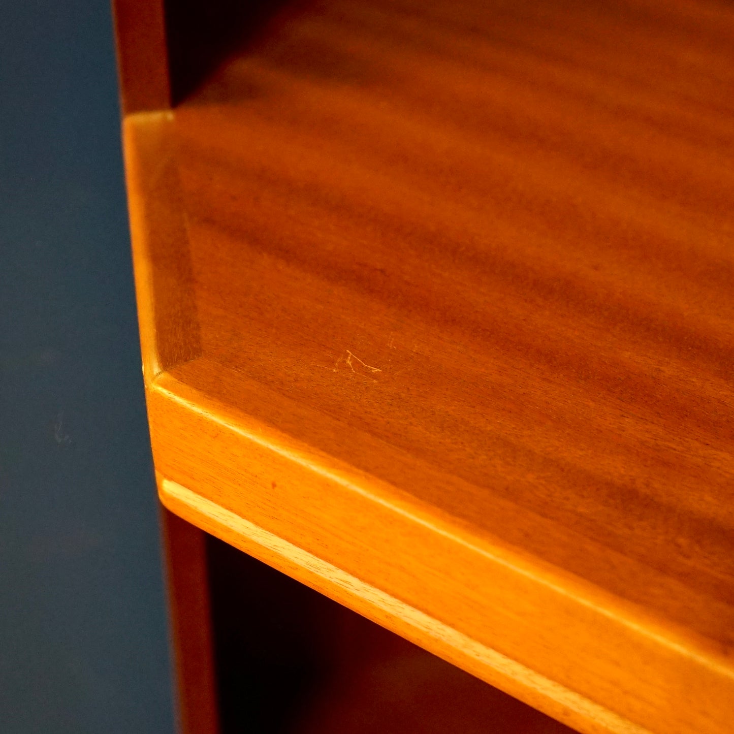 Midcentury Teak Corner Wall Unit