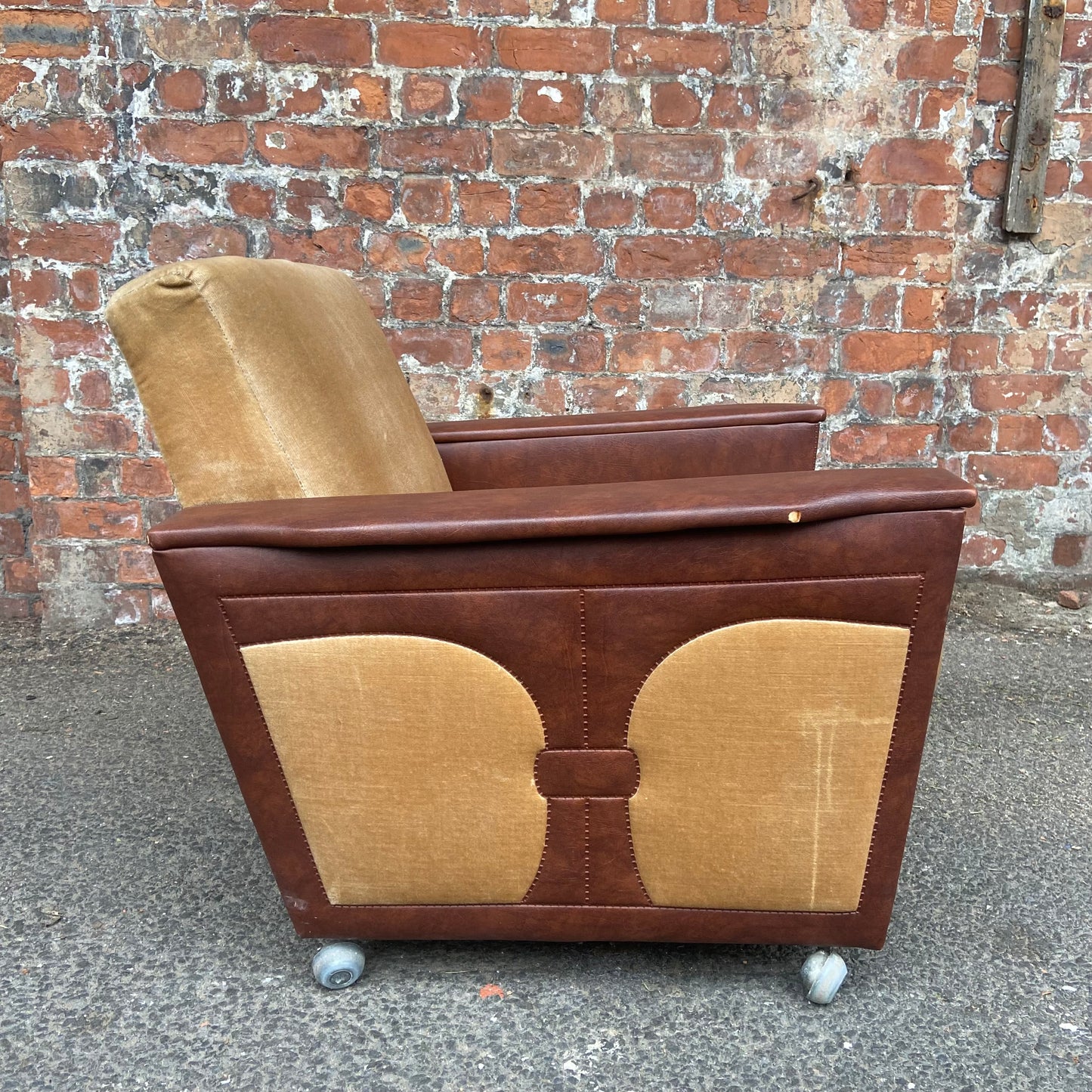 Art Deco Style 1950s German Club Chair