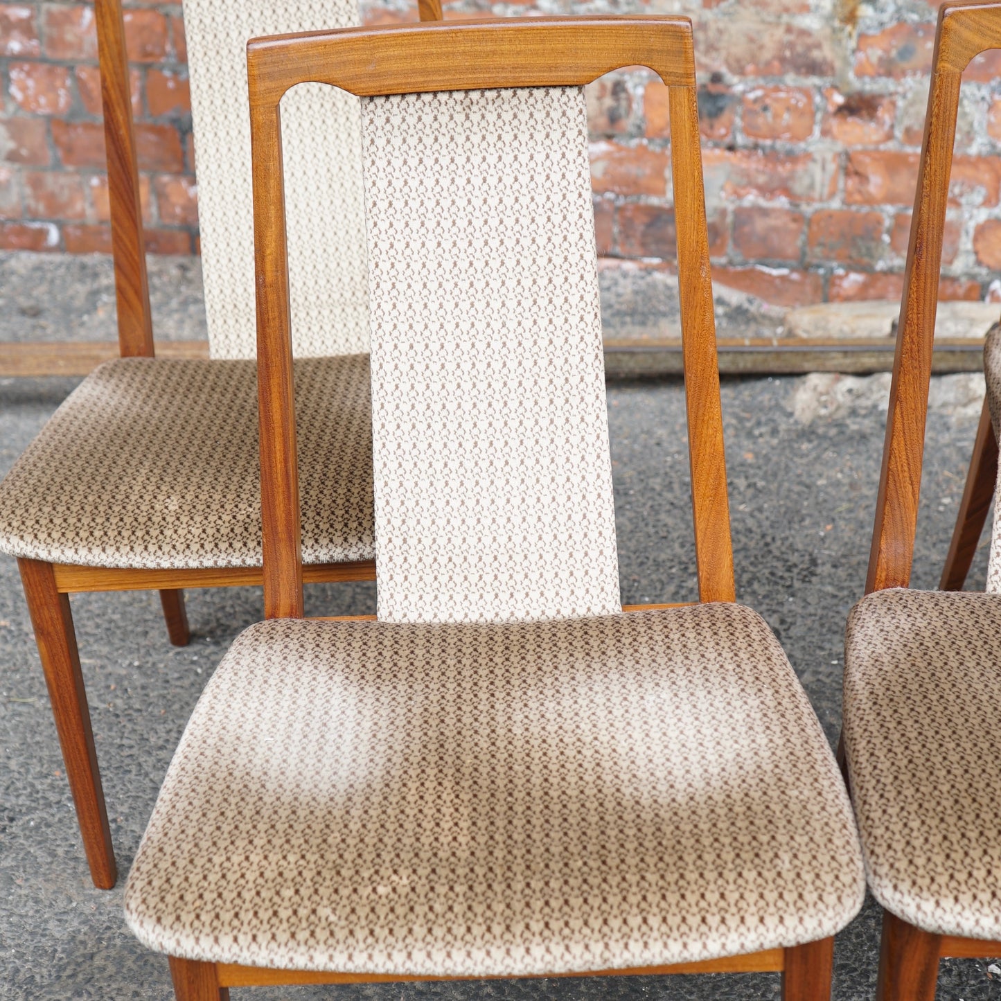 X4 Midcentury Teak G Plan Chairs