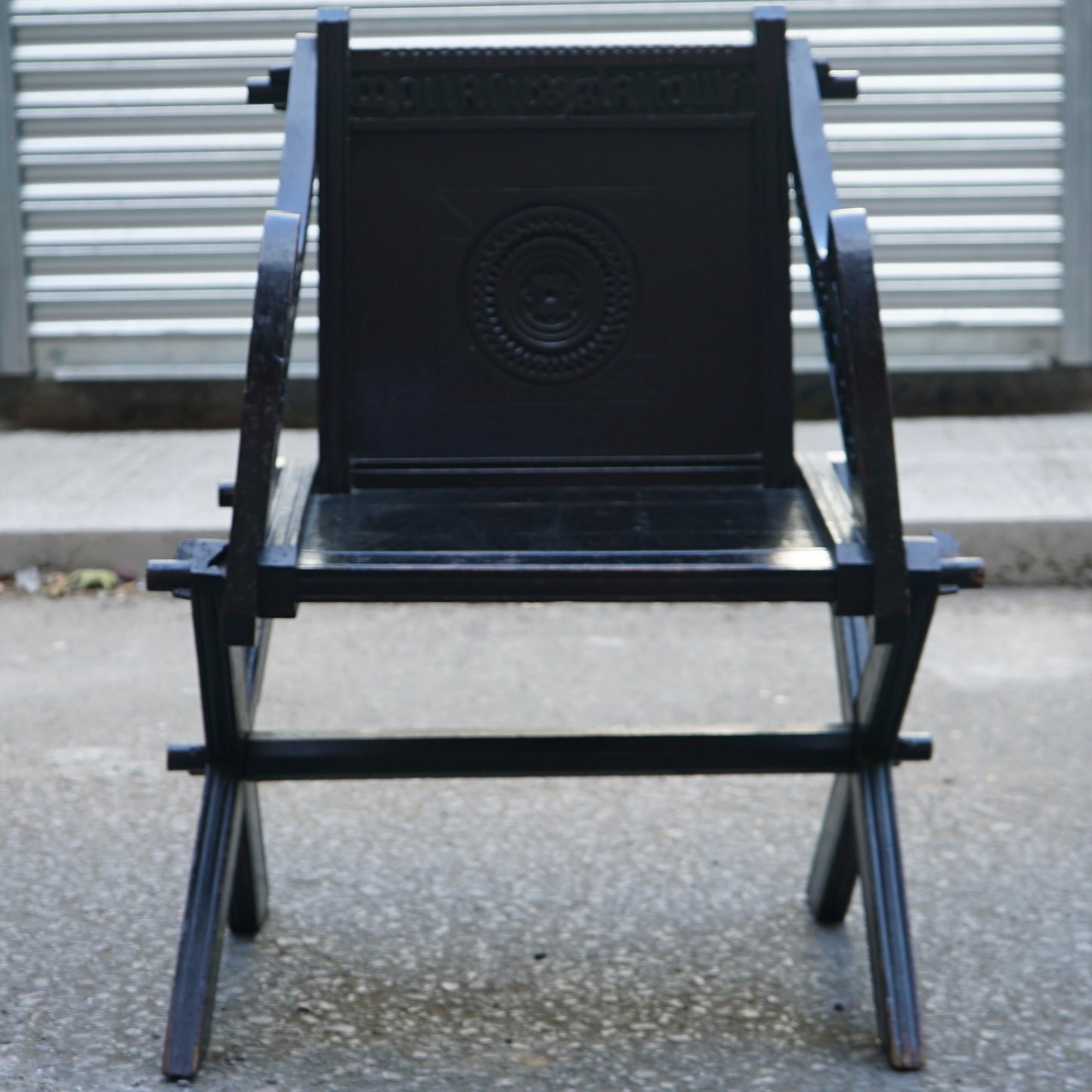 Antique Monks Glastonbury Chair