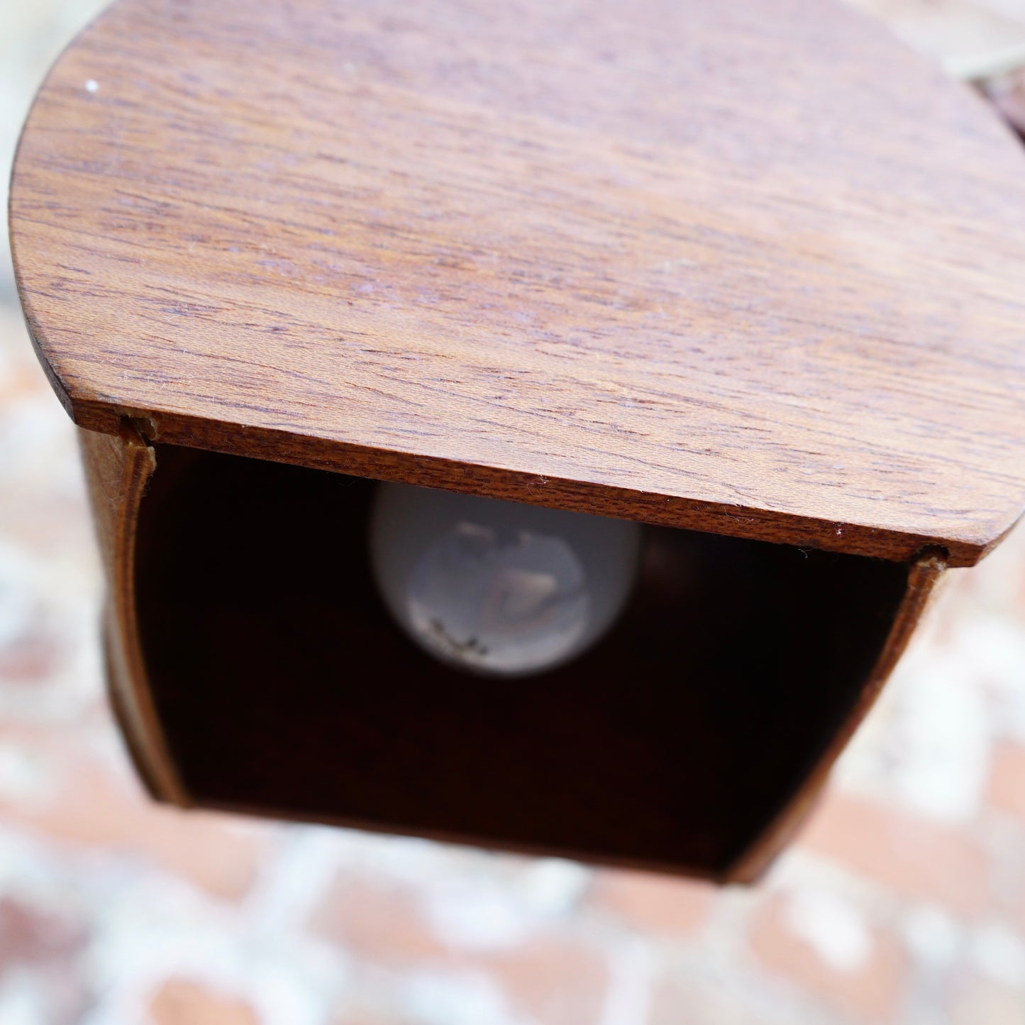 Unusual Handmade Vintage Lamp