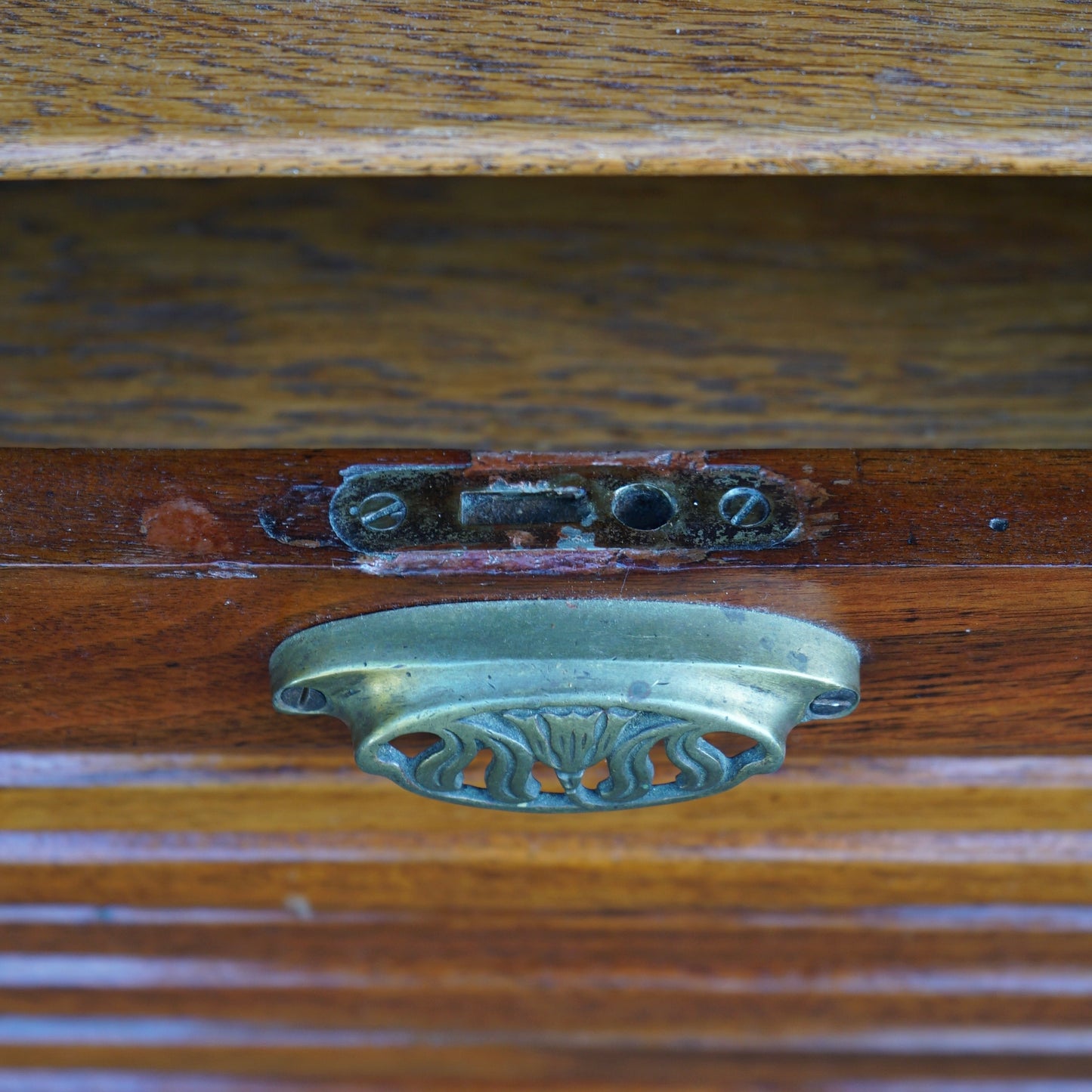 1928 Oak Filing Cabinet