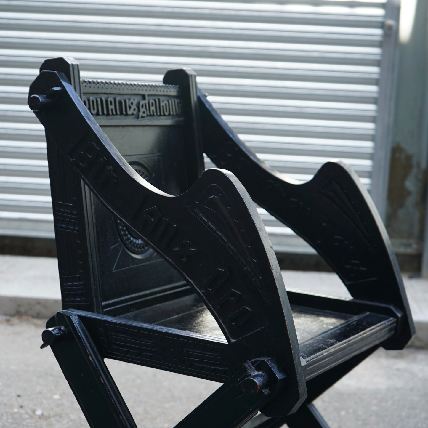 Antique Monks Glastonbury Chair
