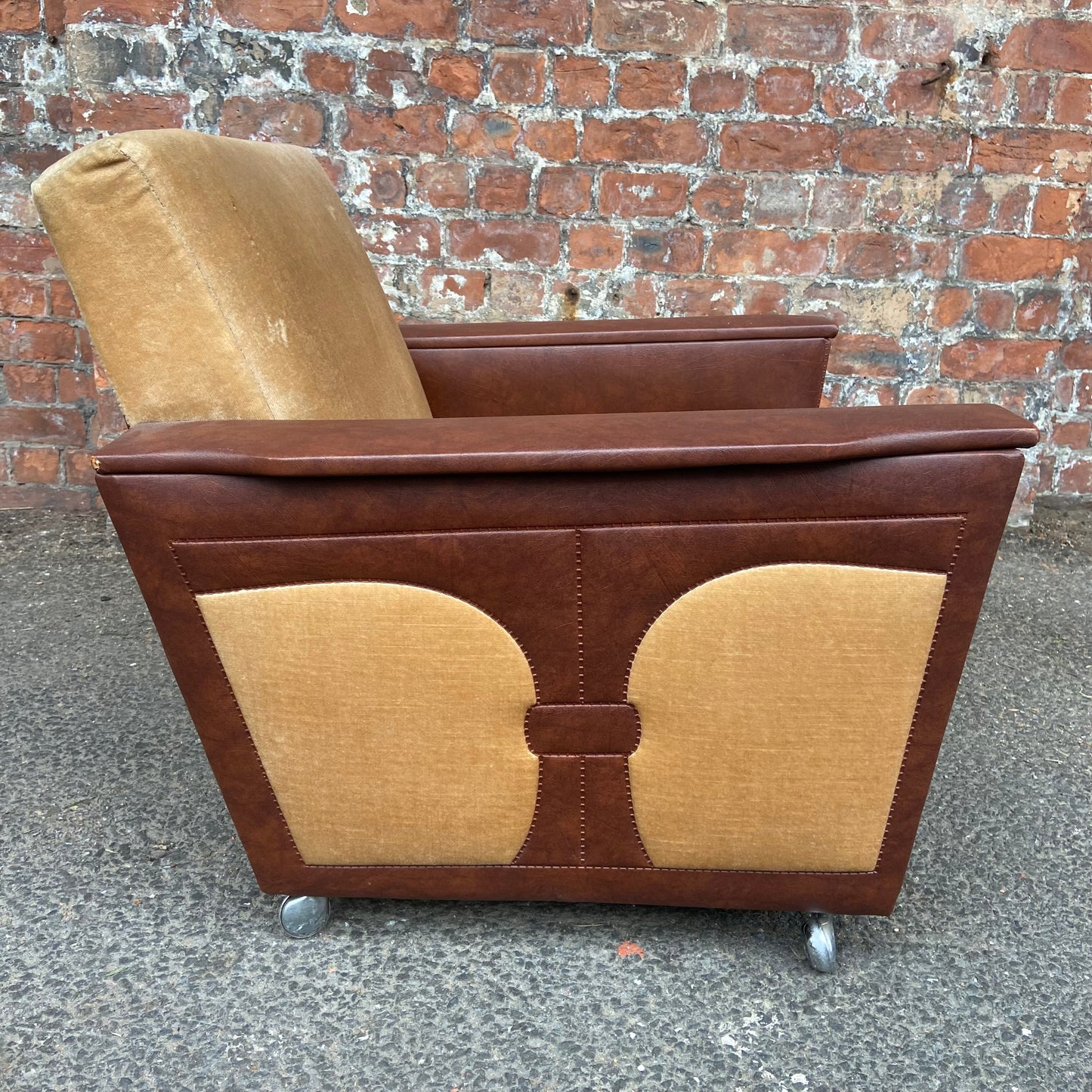Art Deco Style 1950s German Club Chair