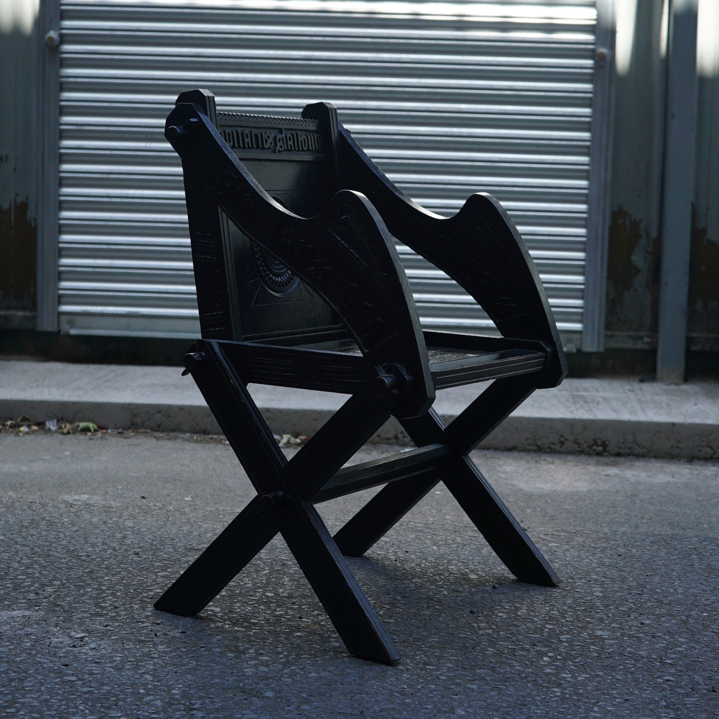 Antique Monks Glastonbury Chair