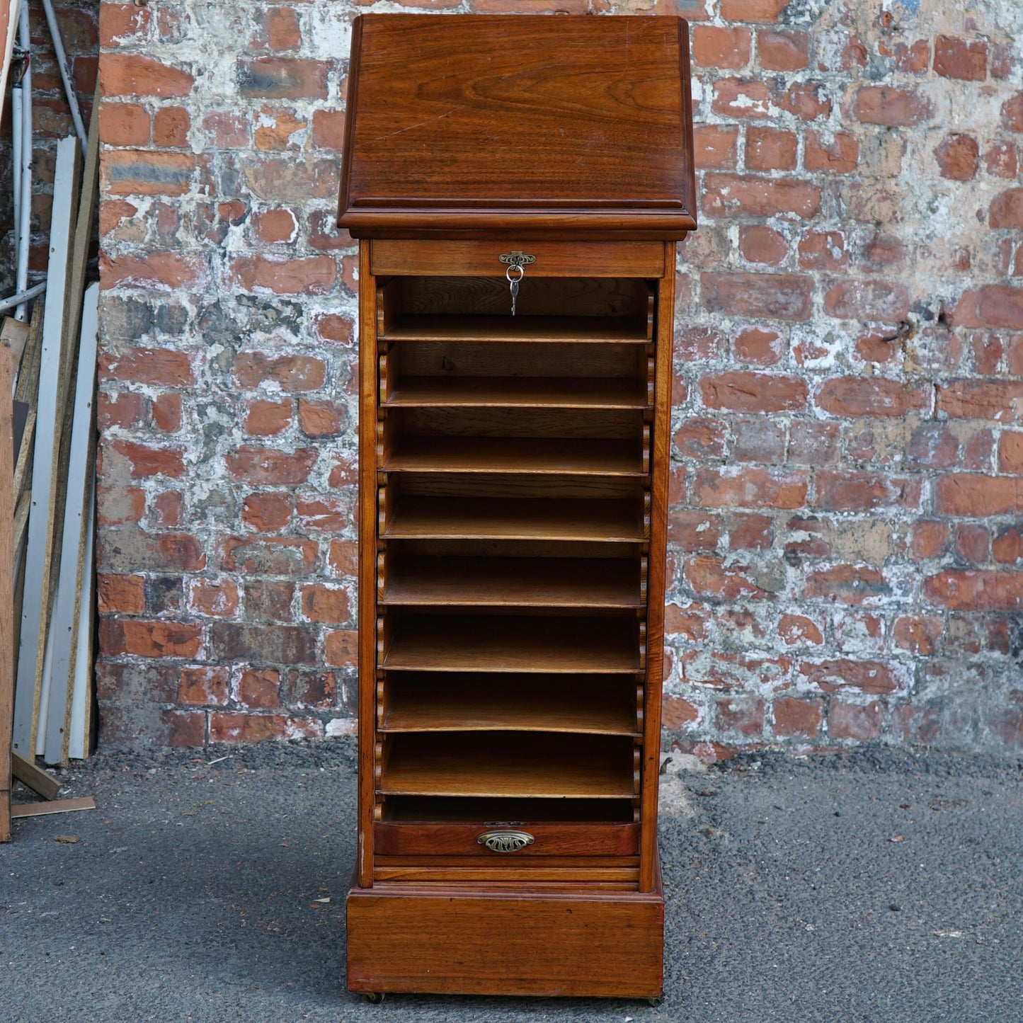 1928 Oak Filing Cabinet