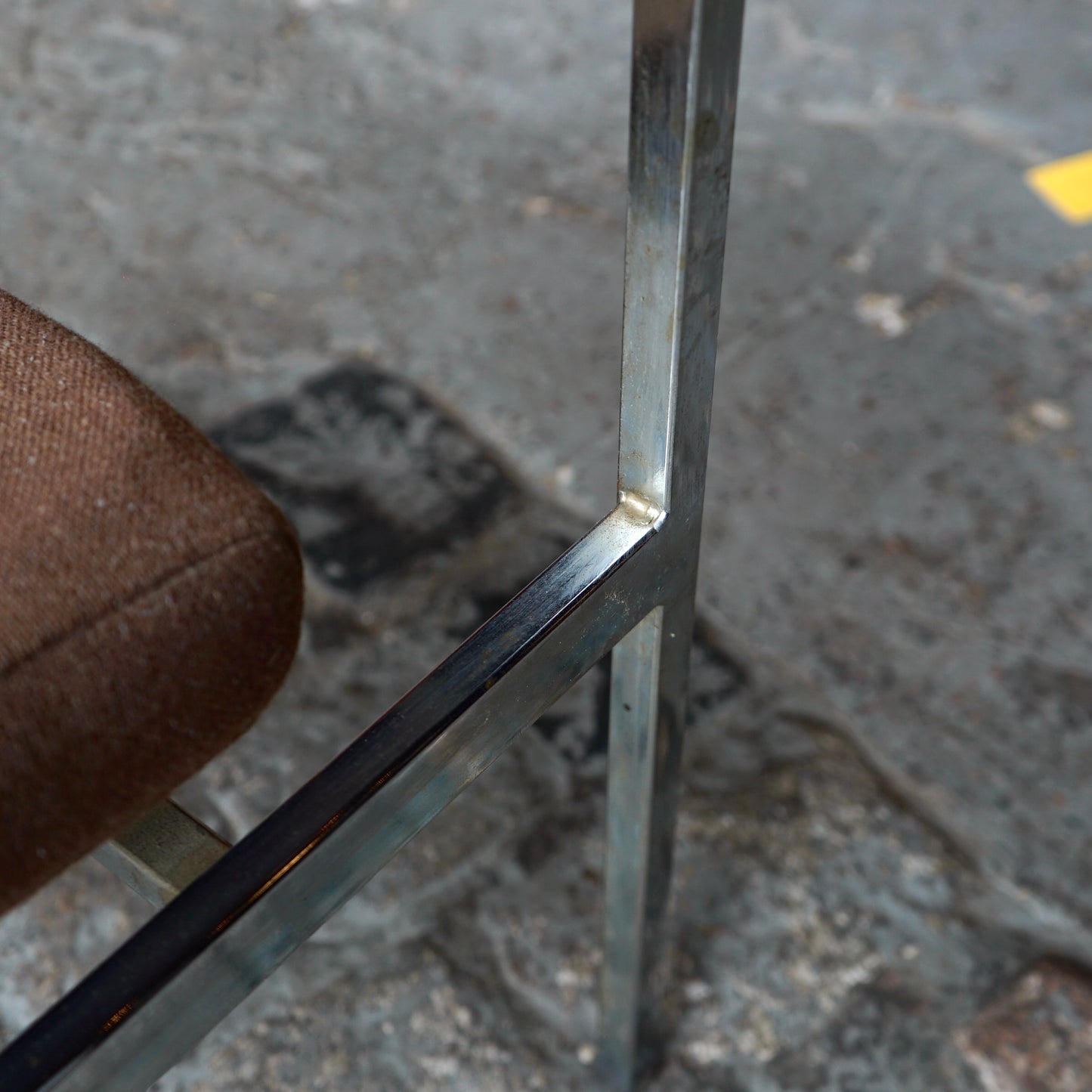 Midcentury Chrome and Teak Chair