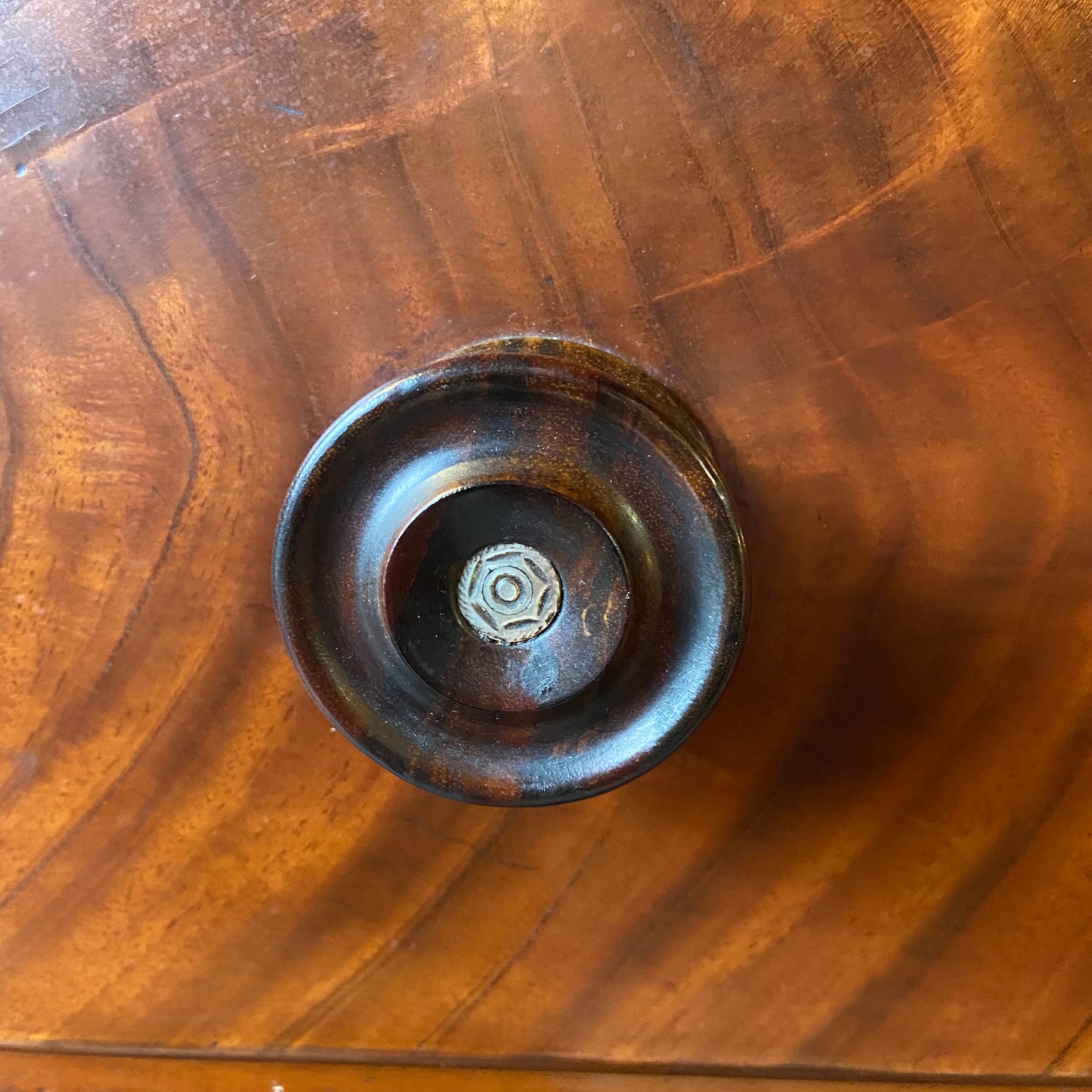 Victorian Mahogany Veneer Highchest - scotch chest