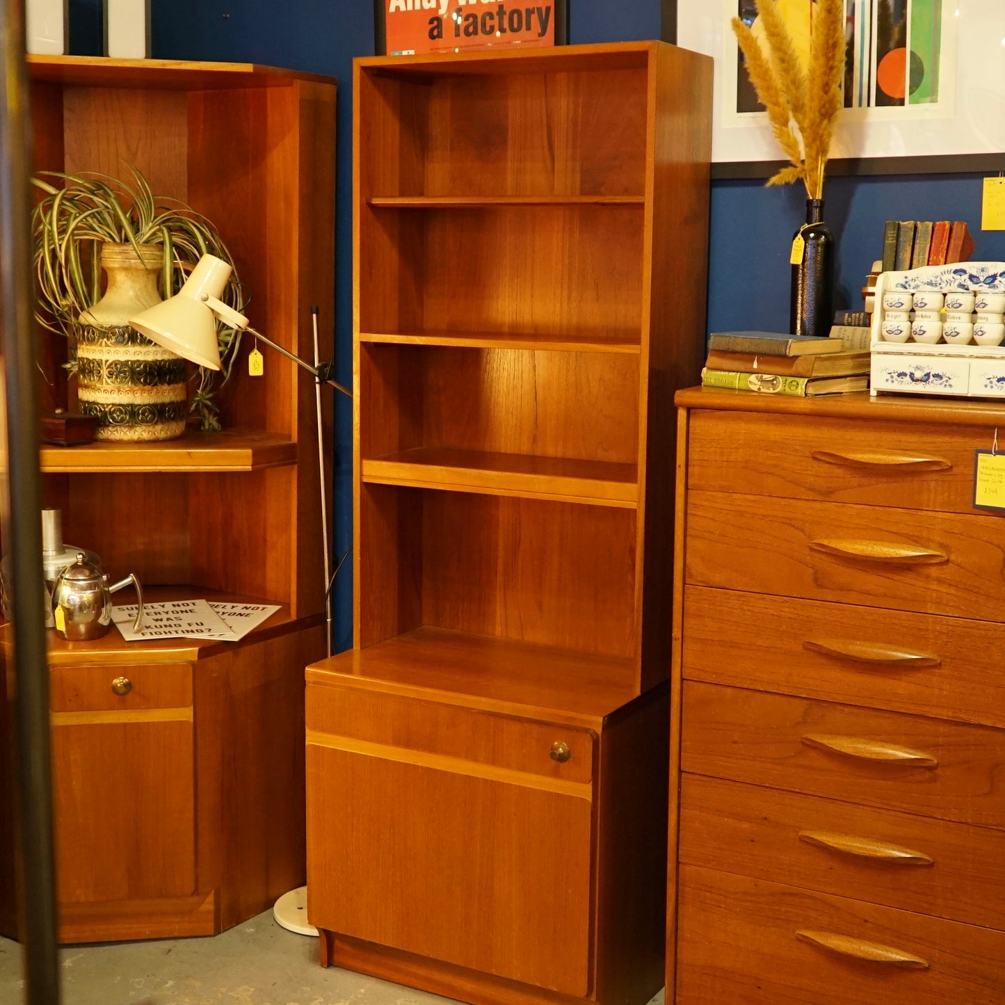 Midcentury Teak Wall Unit
