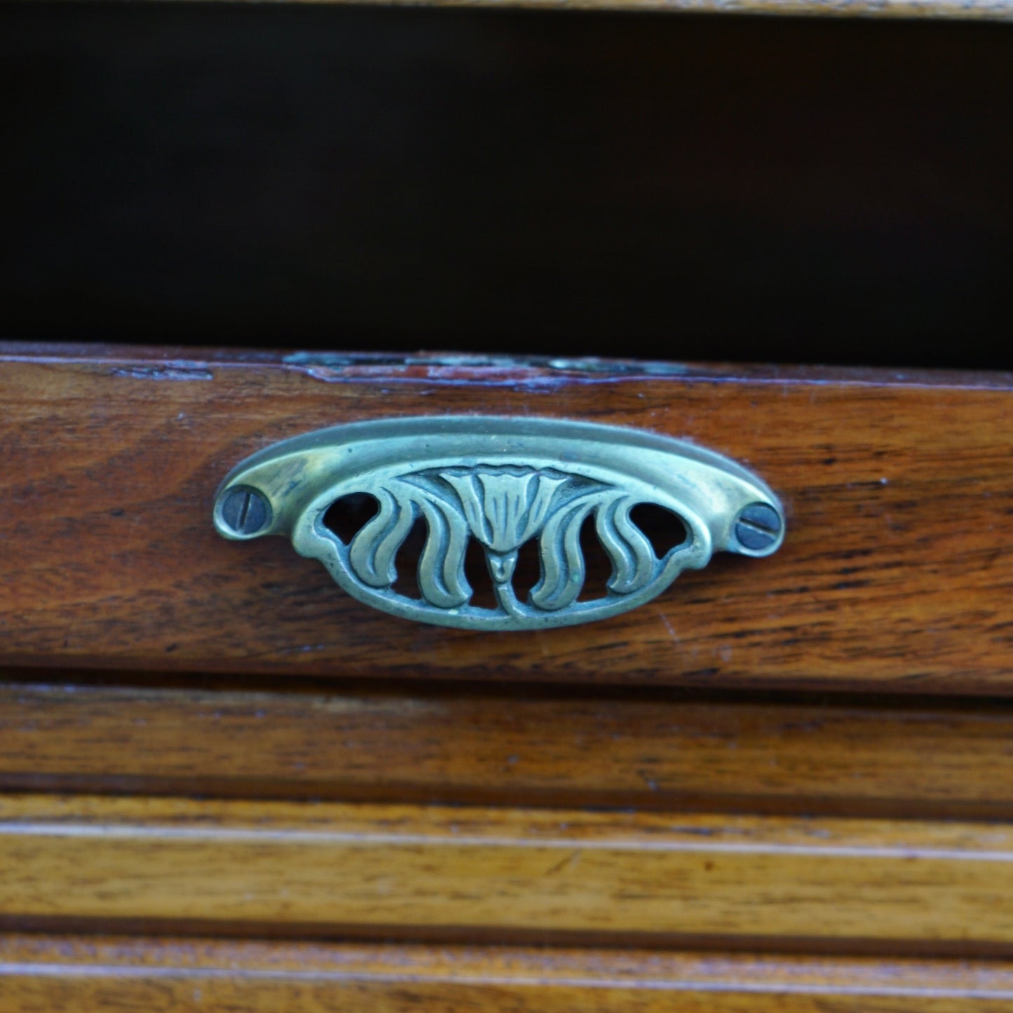 1928 Oak Filing Cabinet