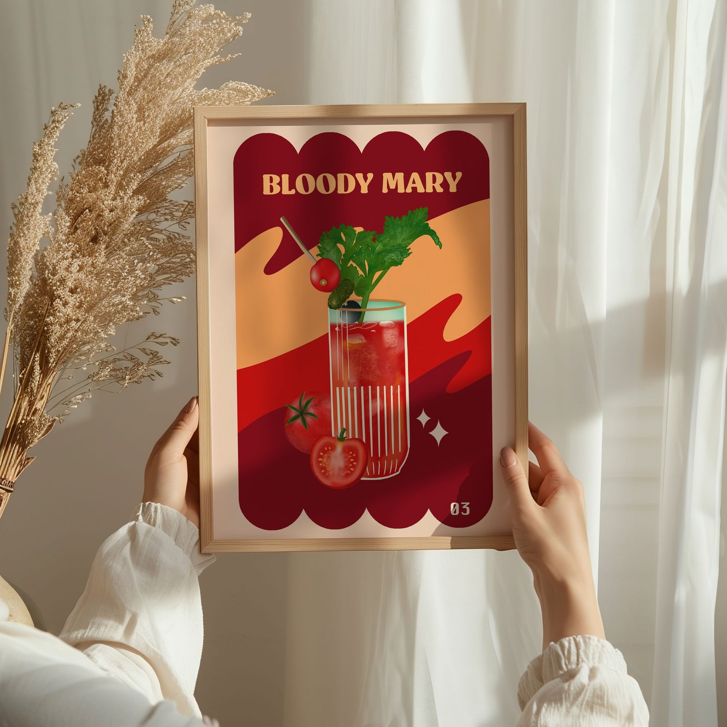 Bloody Mary Cocktail Art - Lucie In The Sky