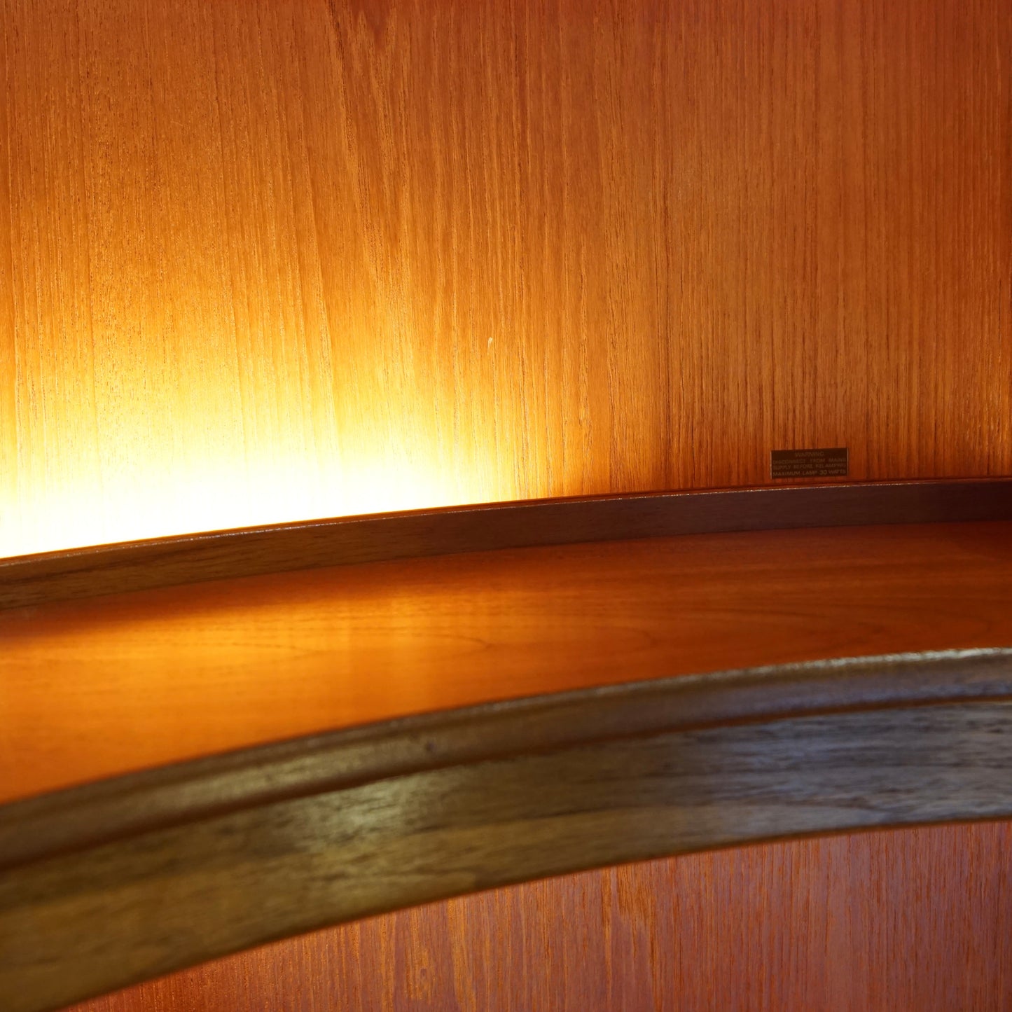 Midcentury G Plan Corner Unit with Lighting