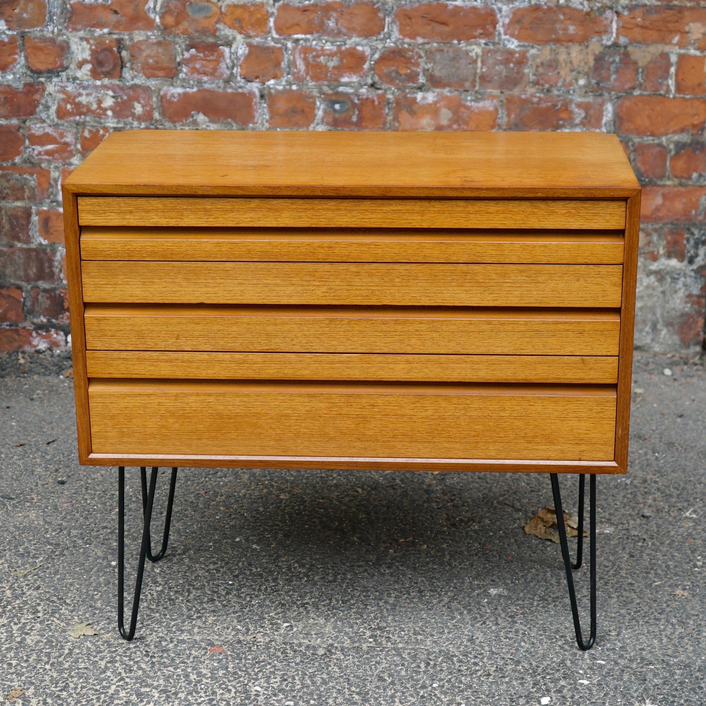 Poul Cadovius Unit on Custom Hairpin Legs 1960s