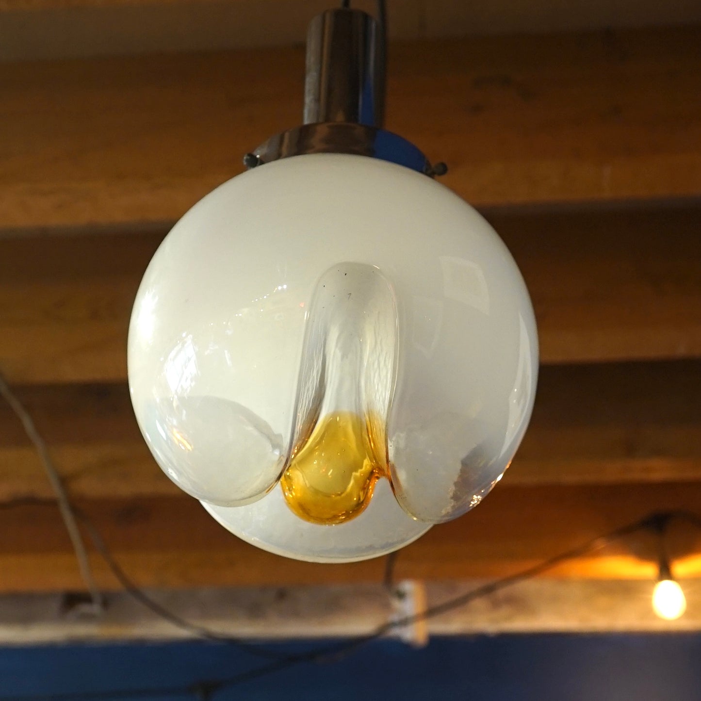 Rare Mazzega Murano Pendant Light