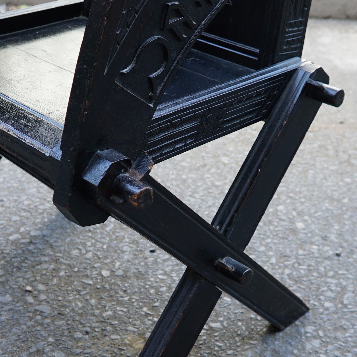 Antique Monks Glastonbury Chair