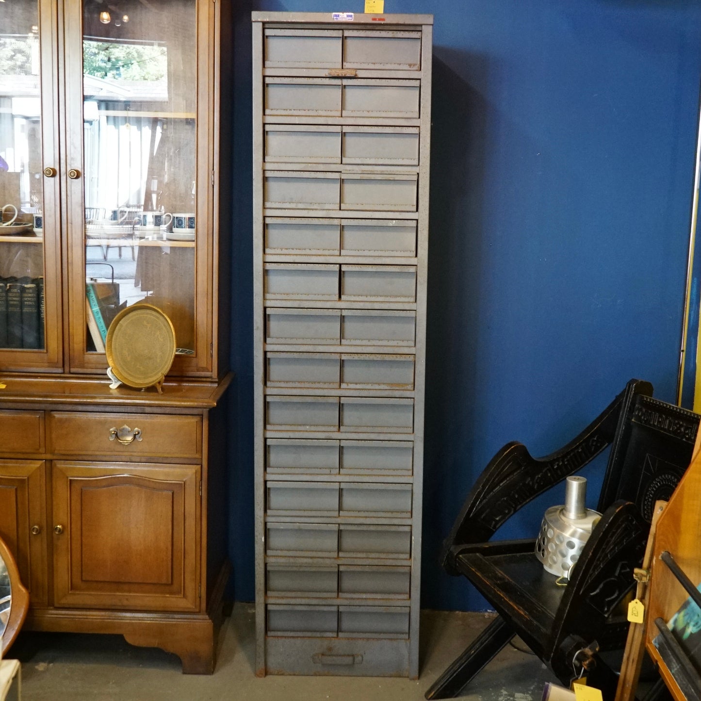 Vintage Industrial 28-Drawer PCA Storage Cabinet – Made in England
