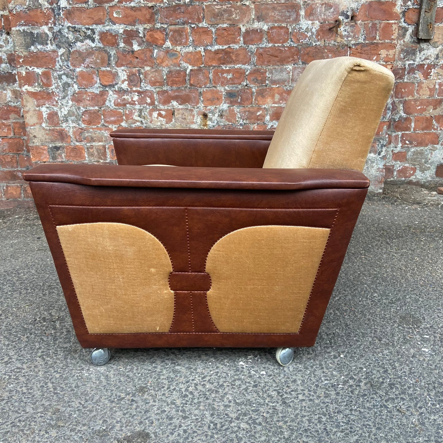 Art Deco Style 1950s German Club Chair