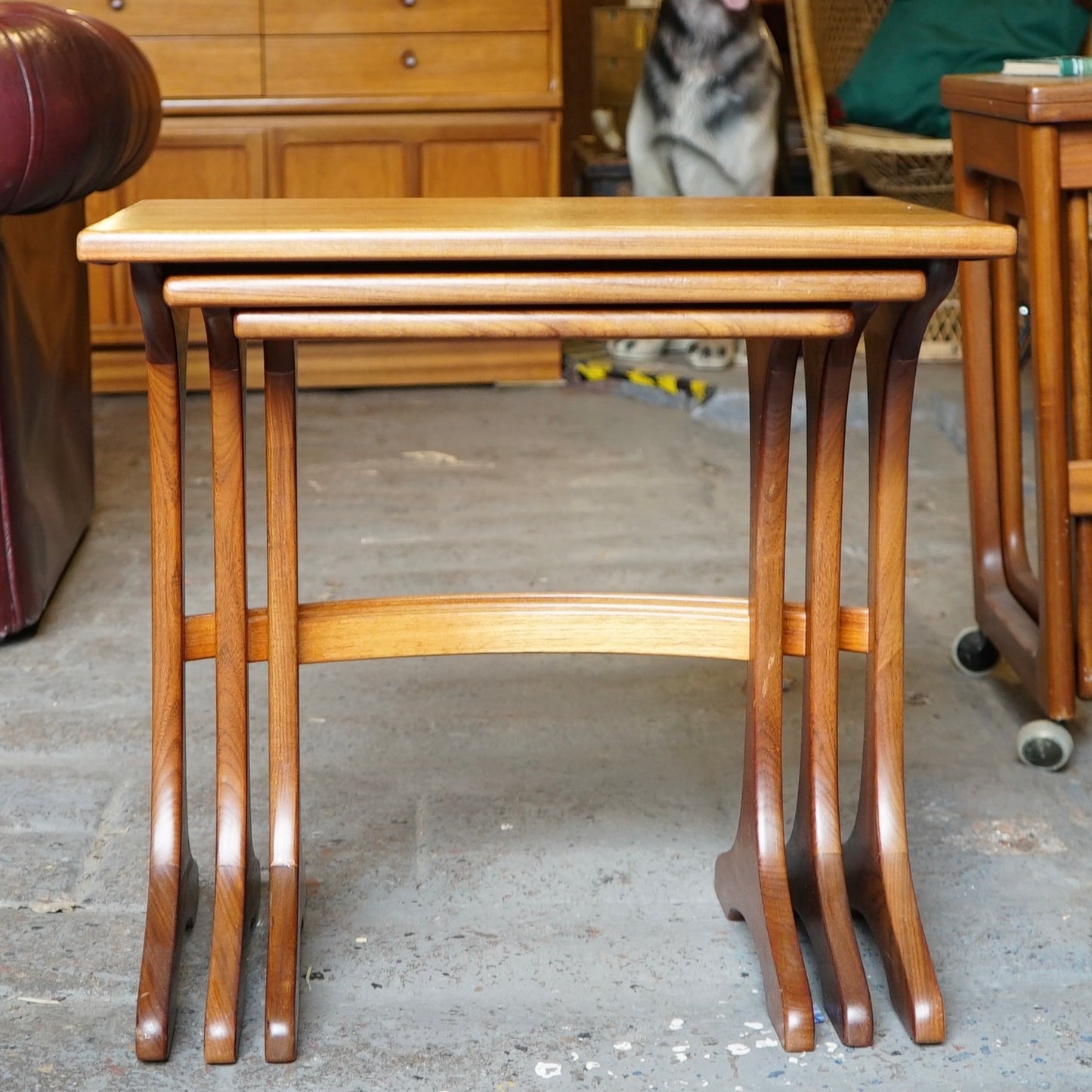 Midcentury Gplan Fresco Nest Of Tables