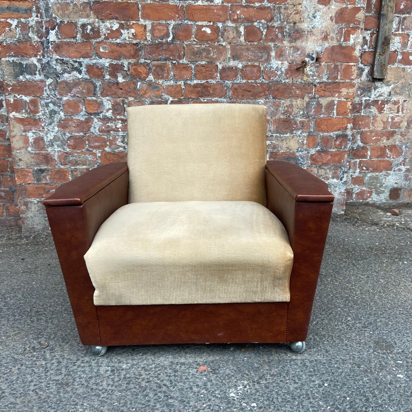 Art Deco Style 1950s German Club Chair