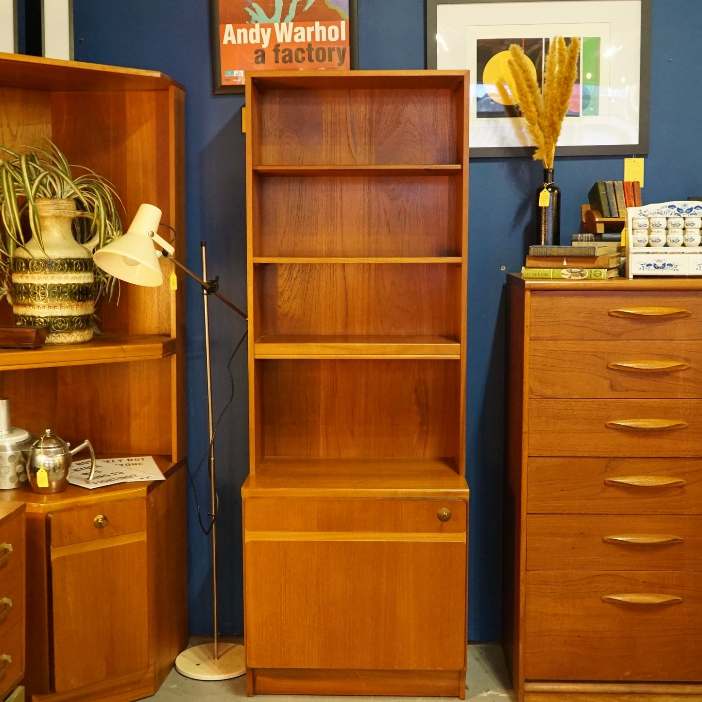 Midcentury Teak Wall Unit
