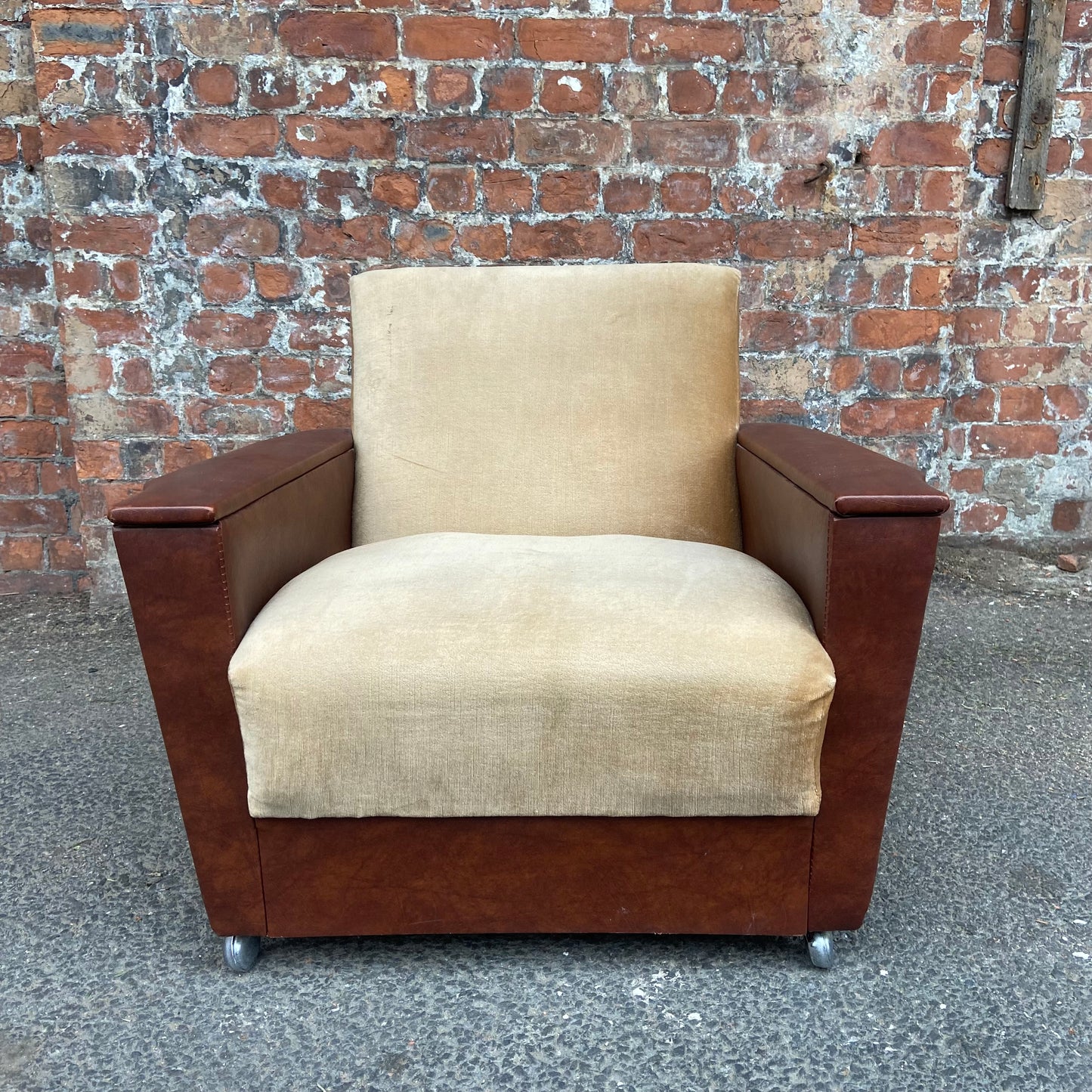 Art Deco Style 1950s German Club Chair