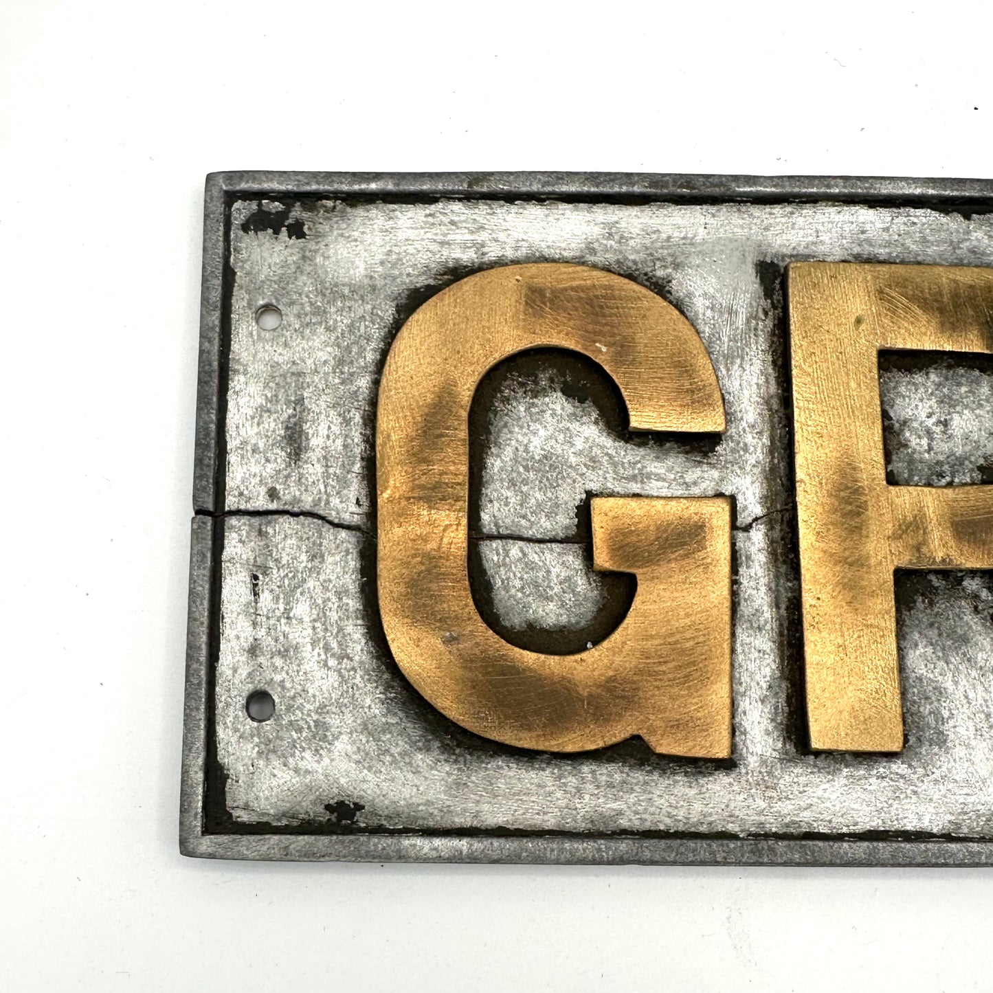1910 GCR Barnum No.664 Train Carriage ID Plate