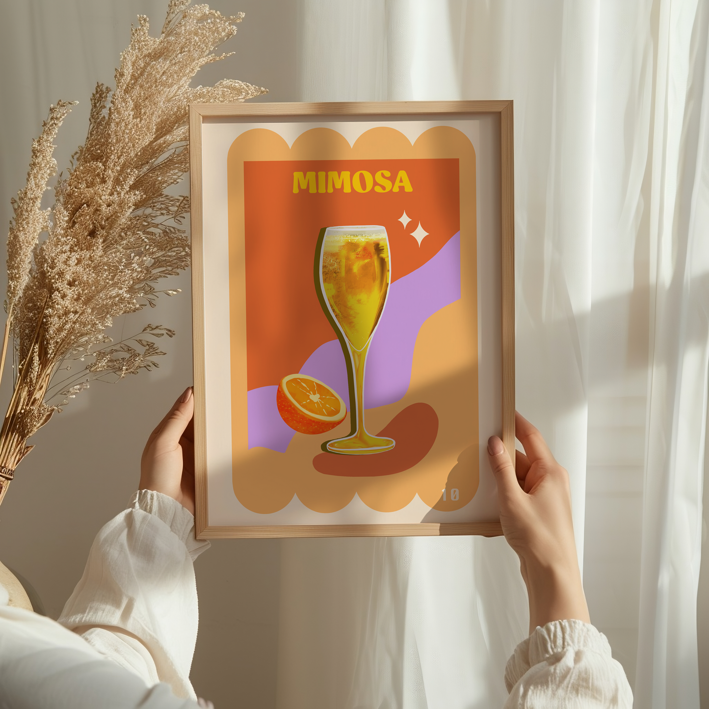 Mimosa Cocktail Art - Lucie In The Sky Art