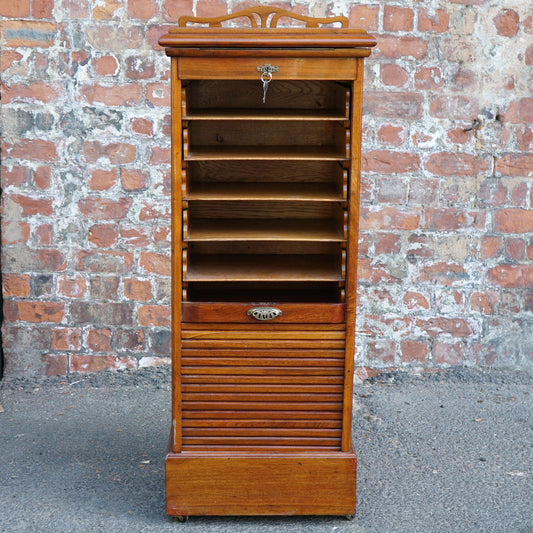 1928 Oak Filing Cabinet