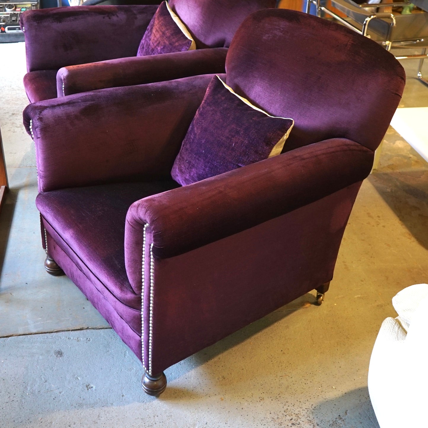 Early 20th Century Reupholstered Club Chair