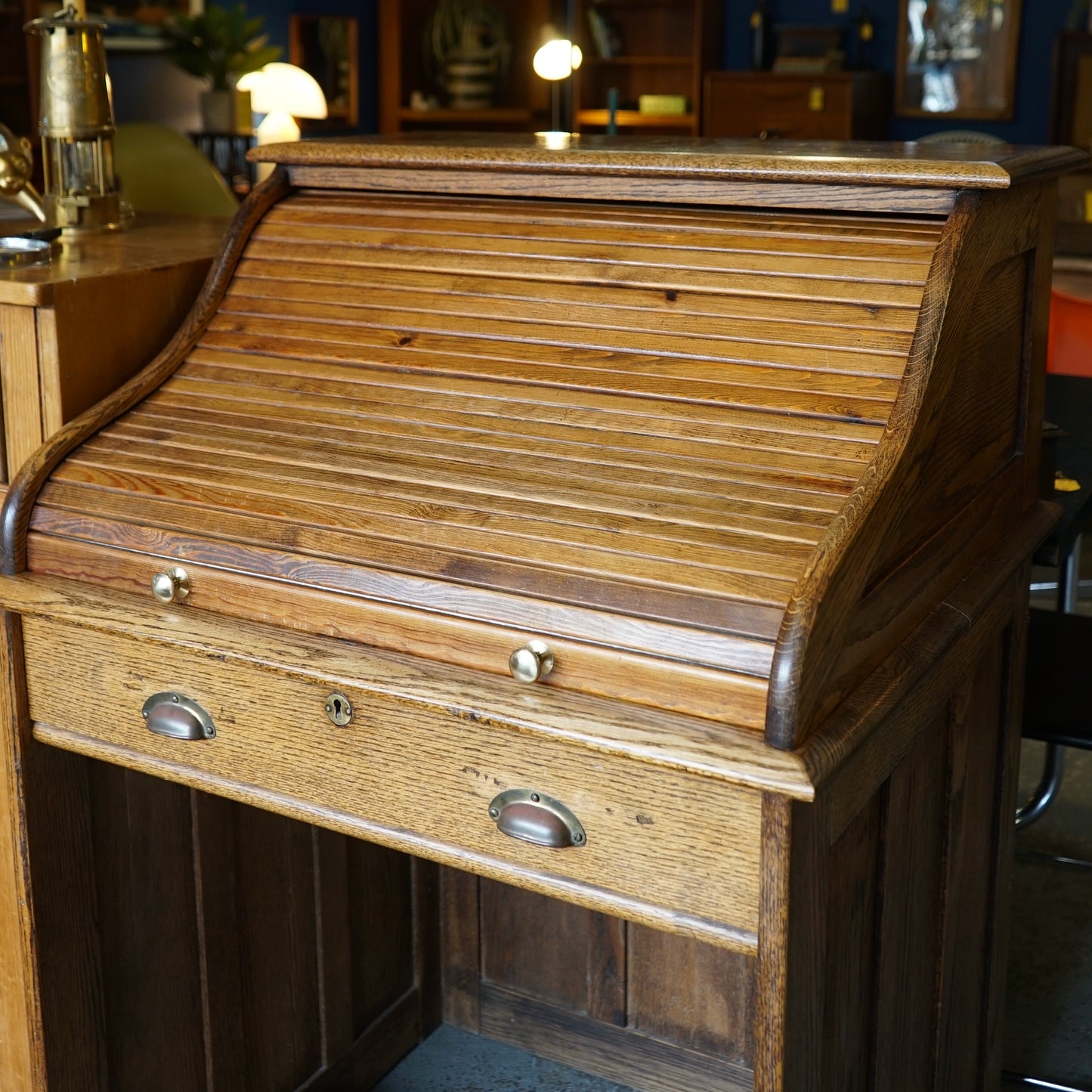 Antique Roll Top Desk