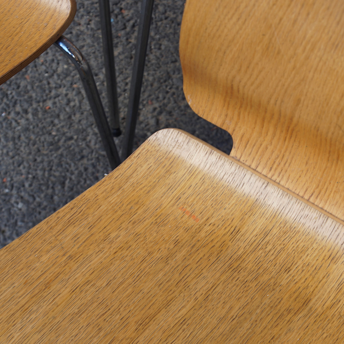 4 Vintage IKEA Stackable Ply Chairs