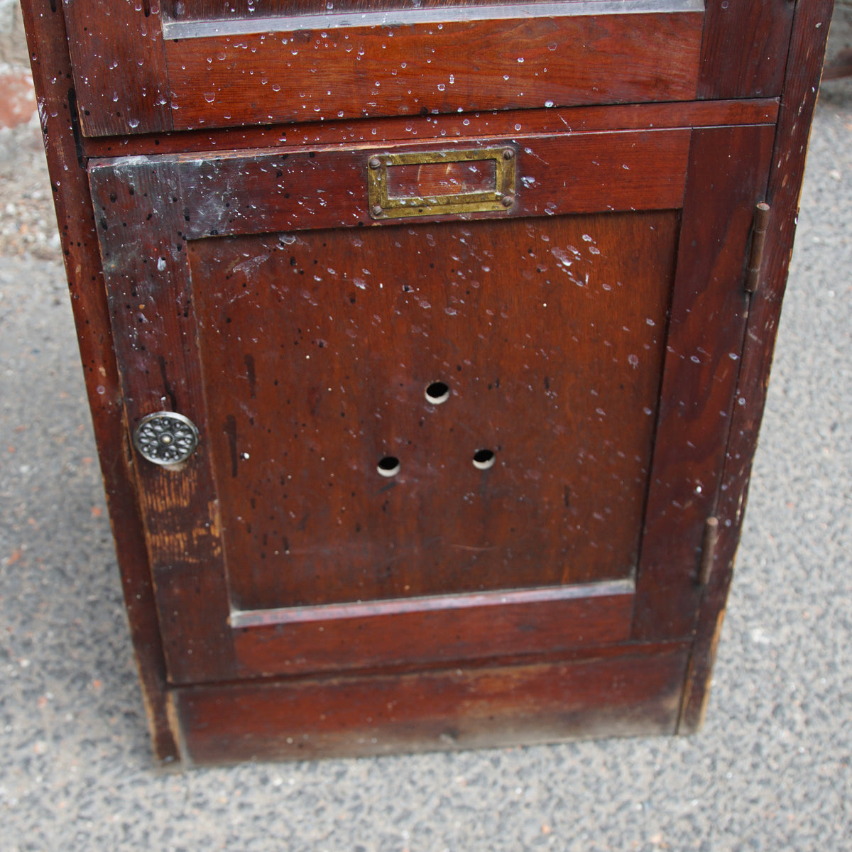 Vintage Wooden School Locker