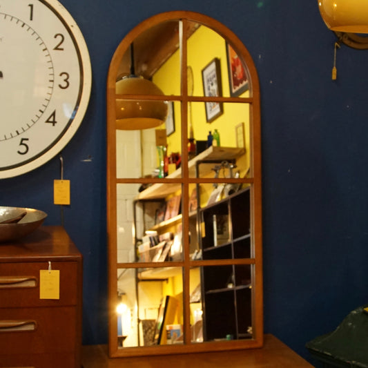 Midcentury Windowpane Mirror