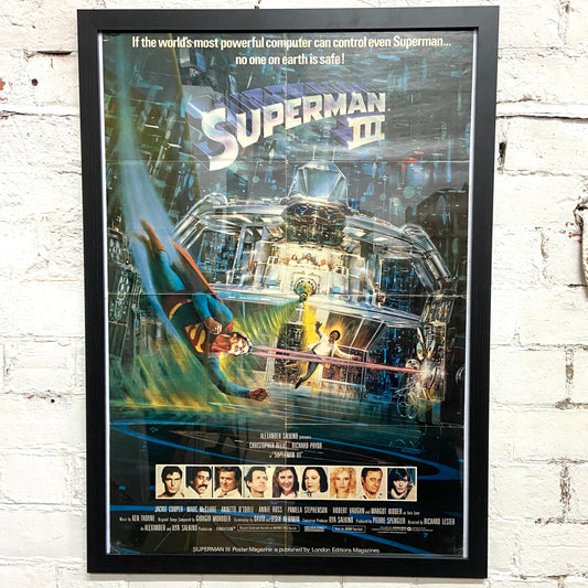 Rare Superman III poster 1983