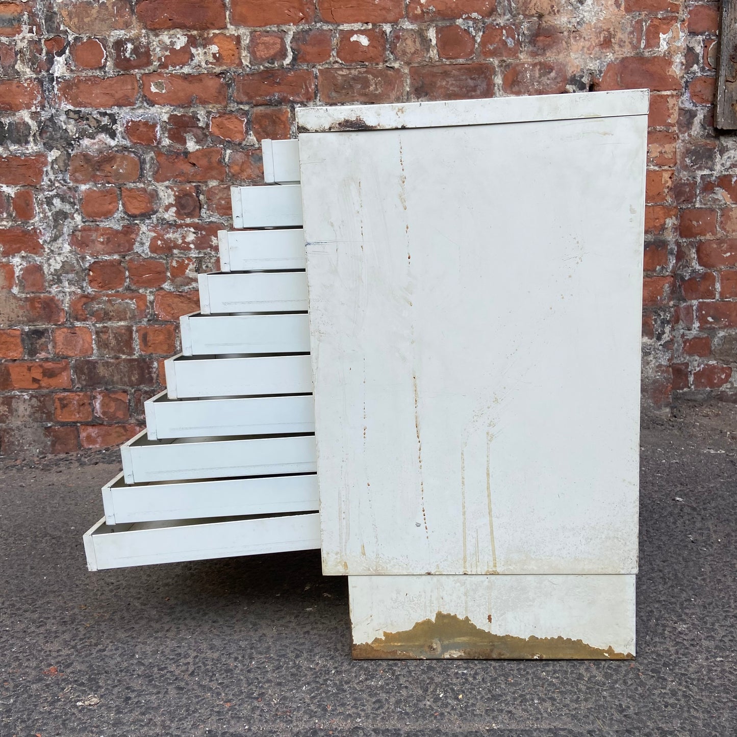 Vintage Metal Filing Drawers