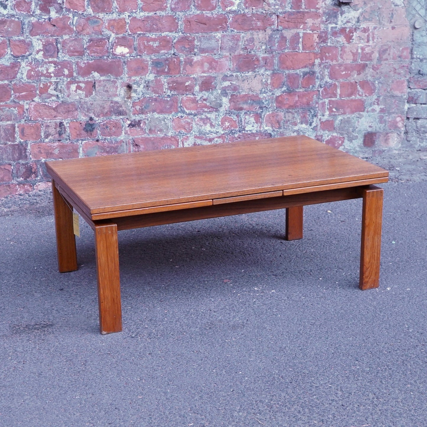 Trioh 1960s Danish Teak Metamorphic Coffee Table