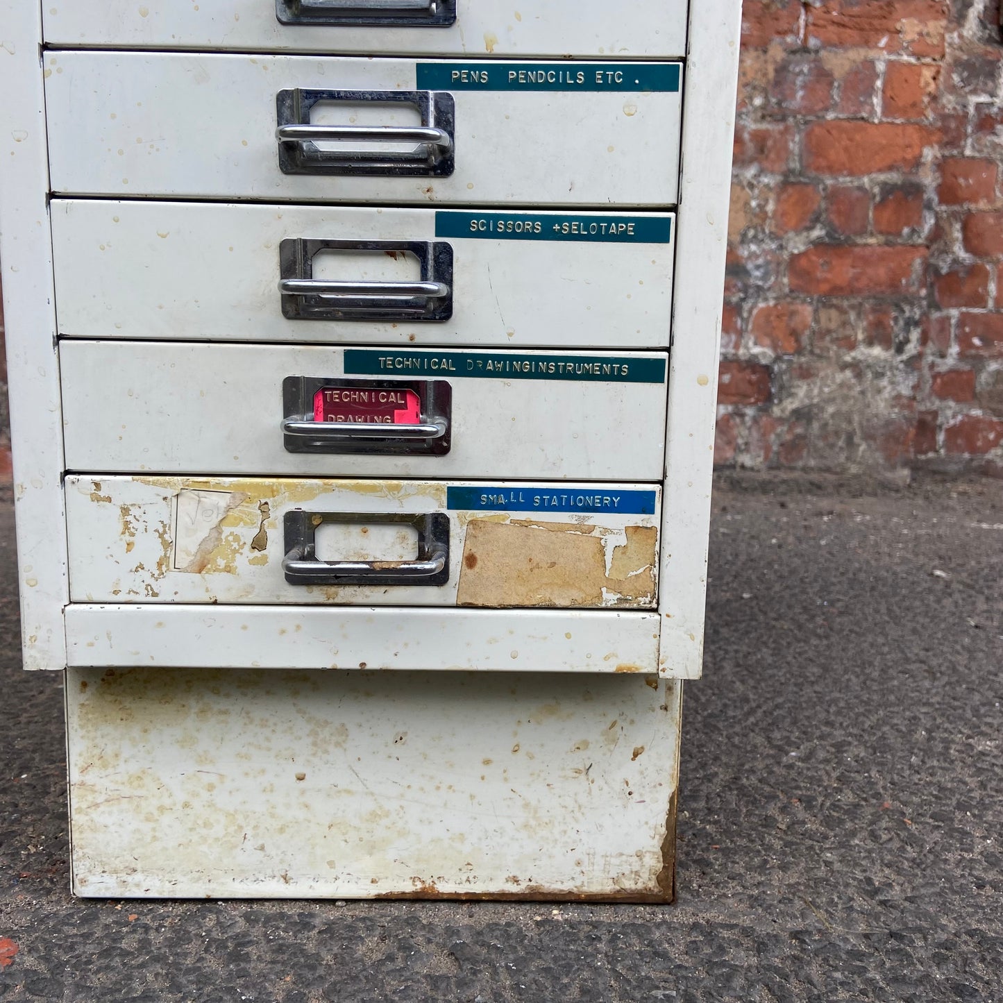 Vintage Metal Filing Drawers