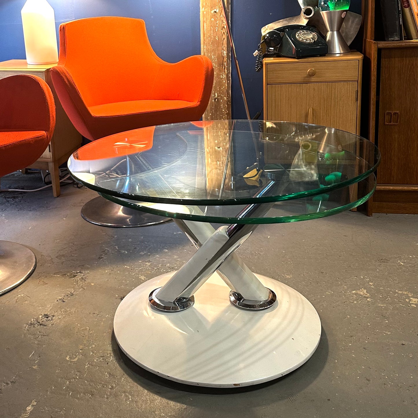 Original 1960's 'Tokyo Twist' Anamorphic Coffee Table