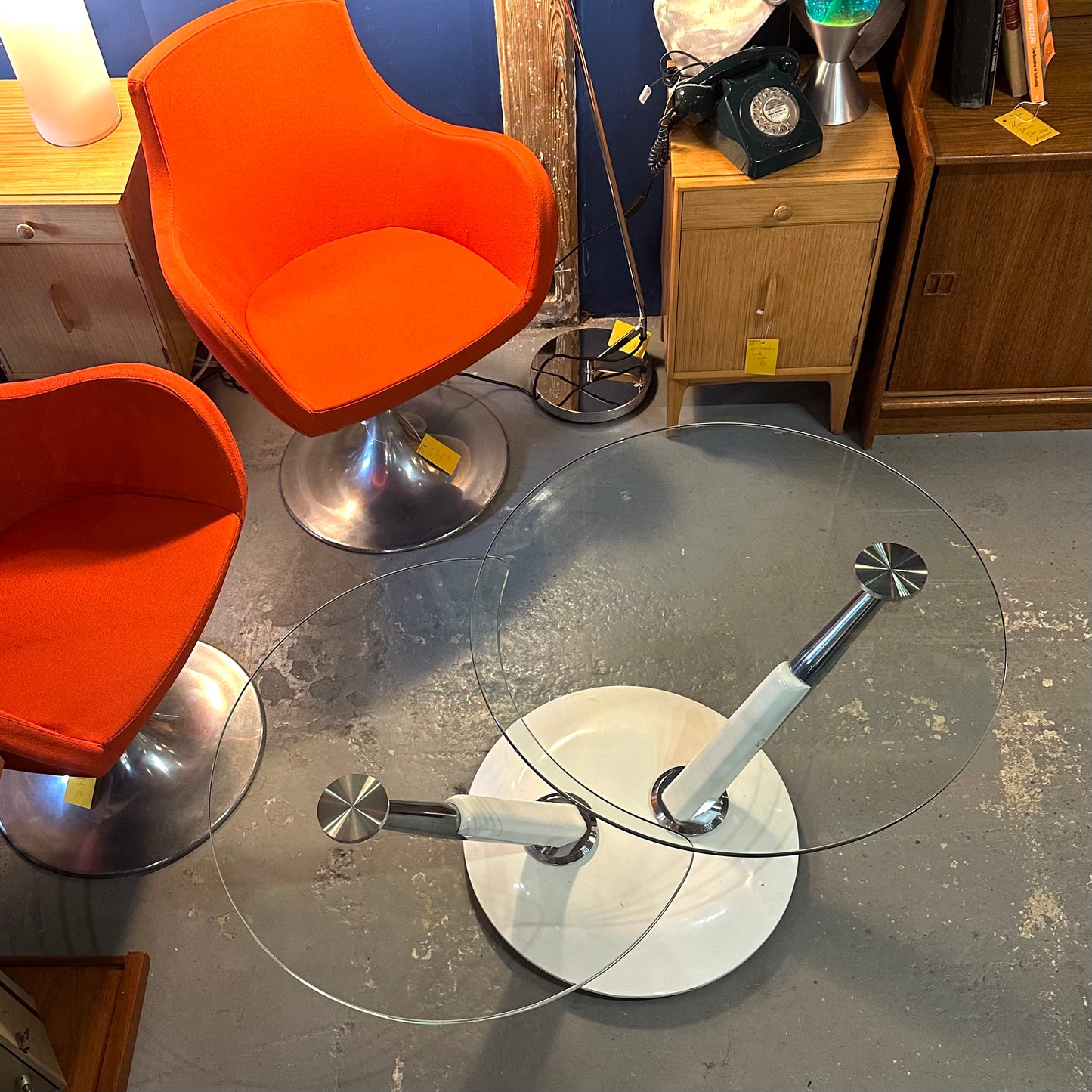Original 1960's 'Tokyo Twist' Anamorphic Coffee Table