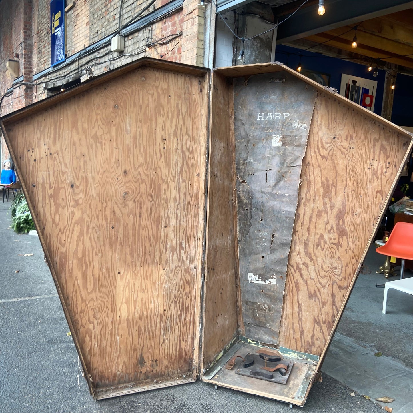 Lyon & Healy Antique Harp Case